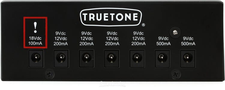 TRUETONE - CS7 1 Spot Pro, Alimentation Pedalboard Pro 7 sorties