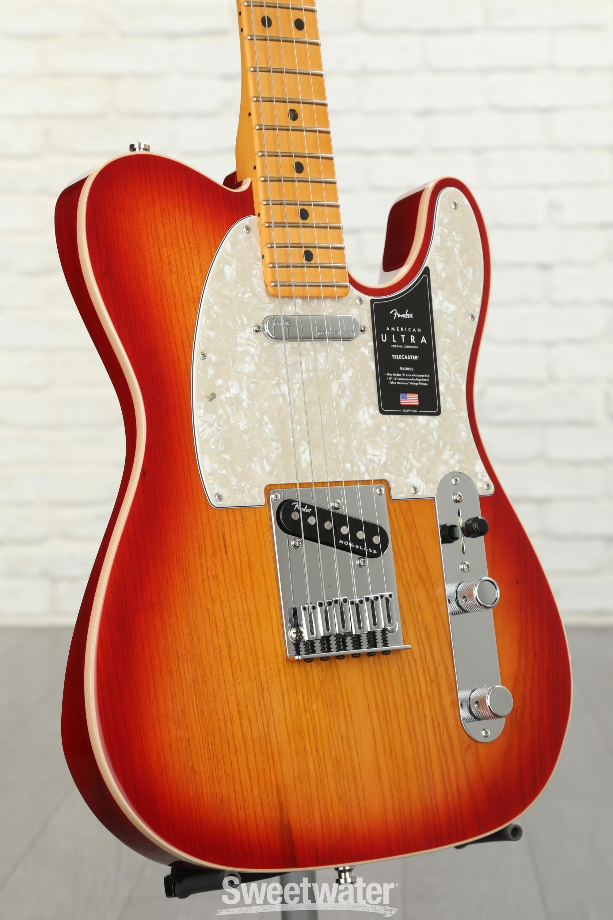 Fender telecaster deals ultra plasma red