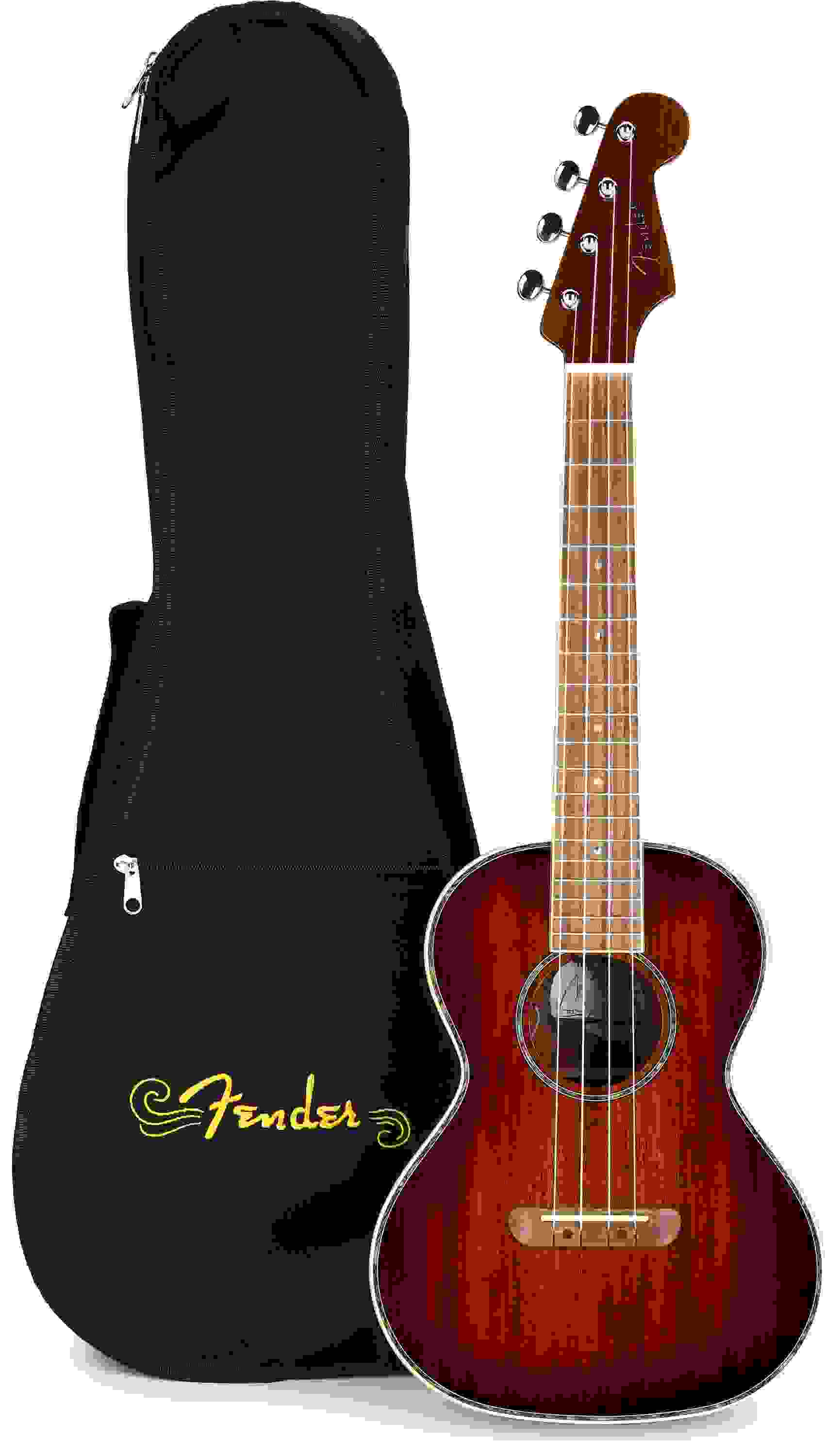 Fender Montecito Tenor Acoustic-electric Ukulele - Shaded Edge Burst