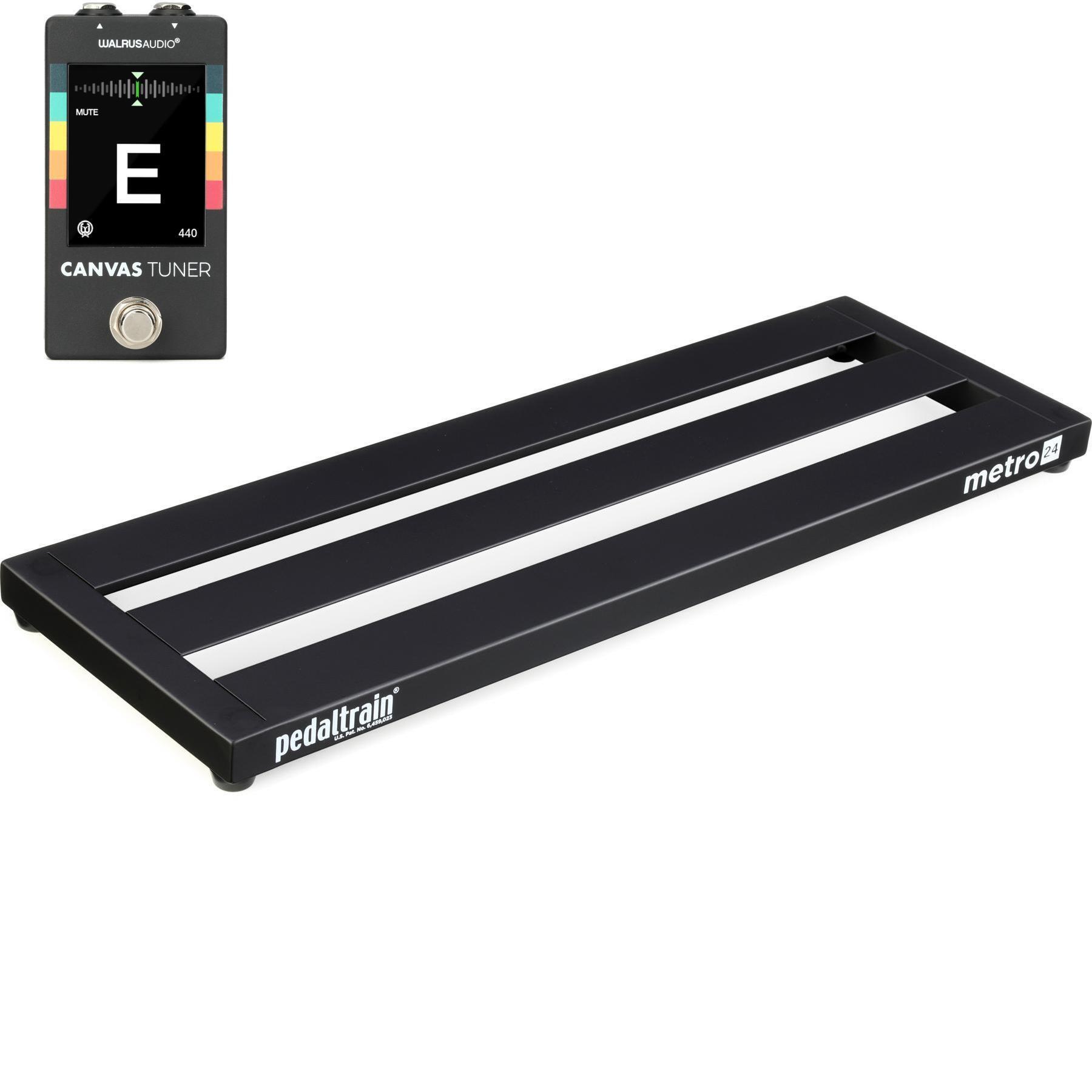 Photo of Pedaltrain Metro 24 Pedalboard with Walrus Audio&nbsp;Canvas Tuner Pedal