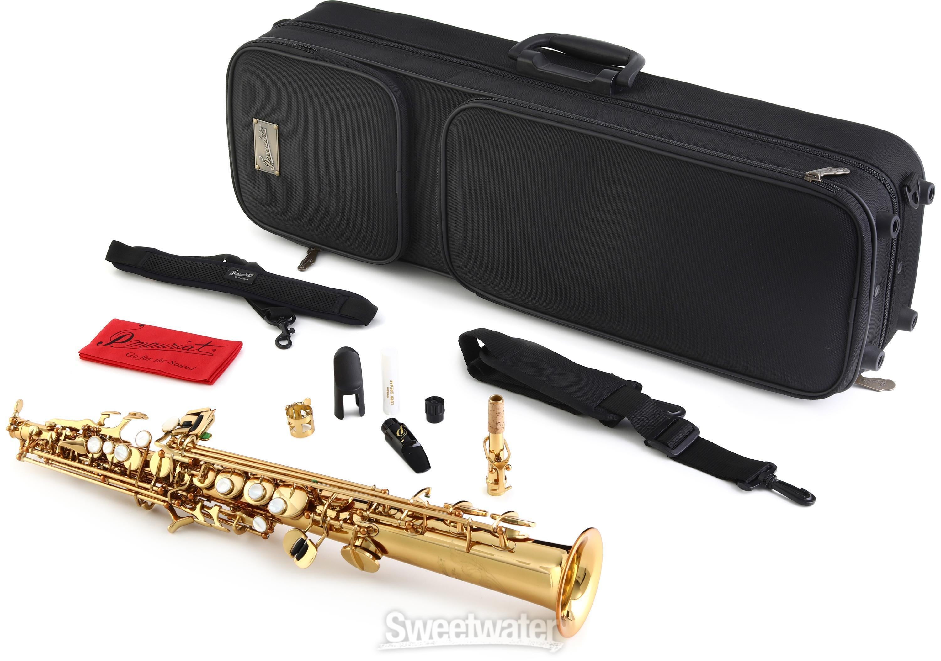 【現状品】【専用】P.mauriat サックス　PMSS-185 P. Mauriat PMSS-185 Intermediate Soprano Saxophone - Gold
