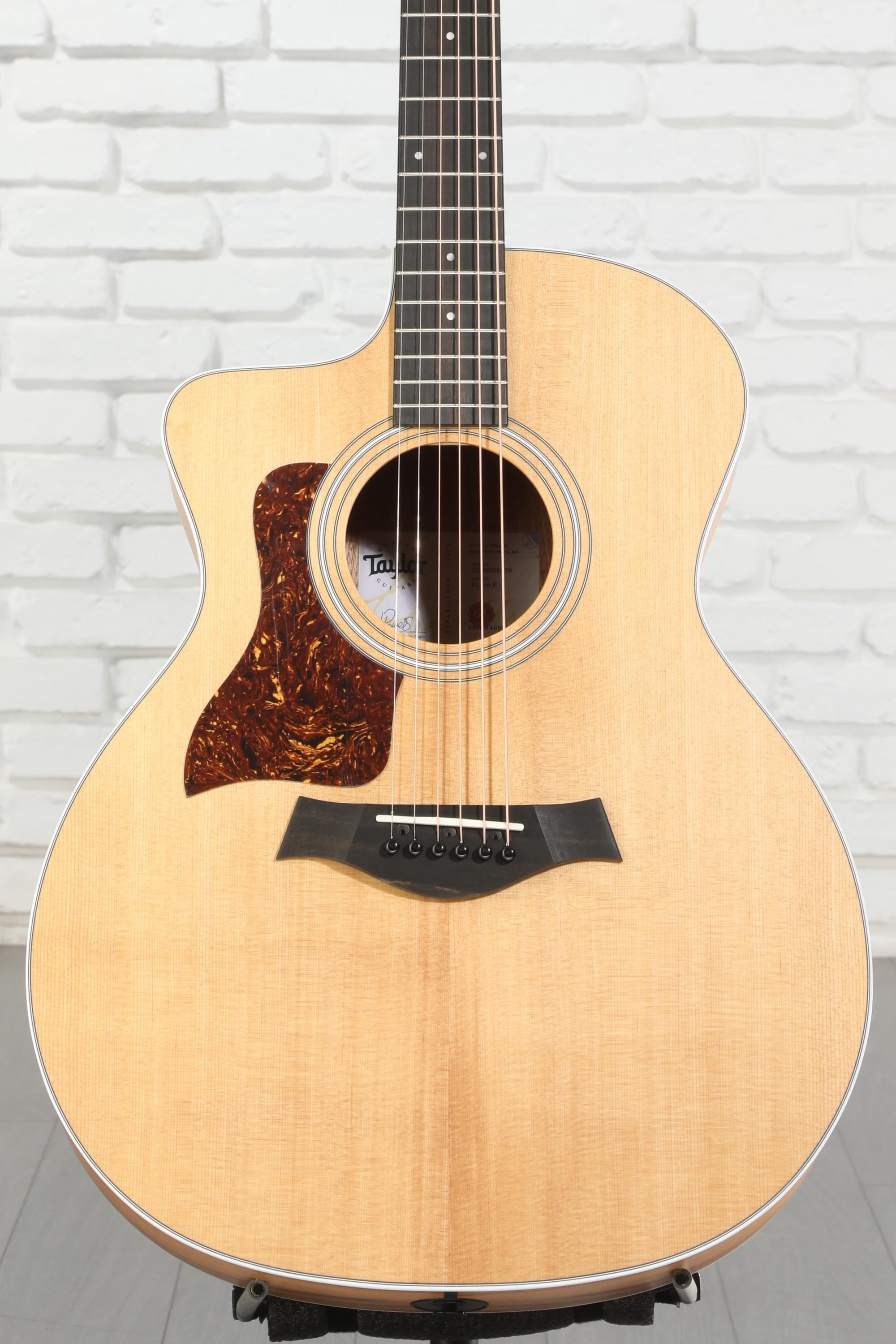 Taylor 214ce Left-handed Acoustic-electric Guitar - Layered Koa