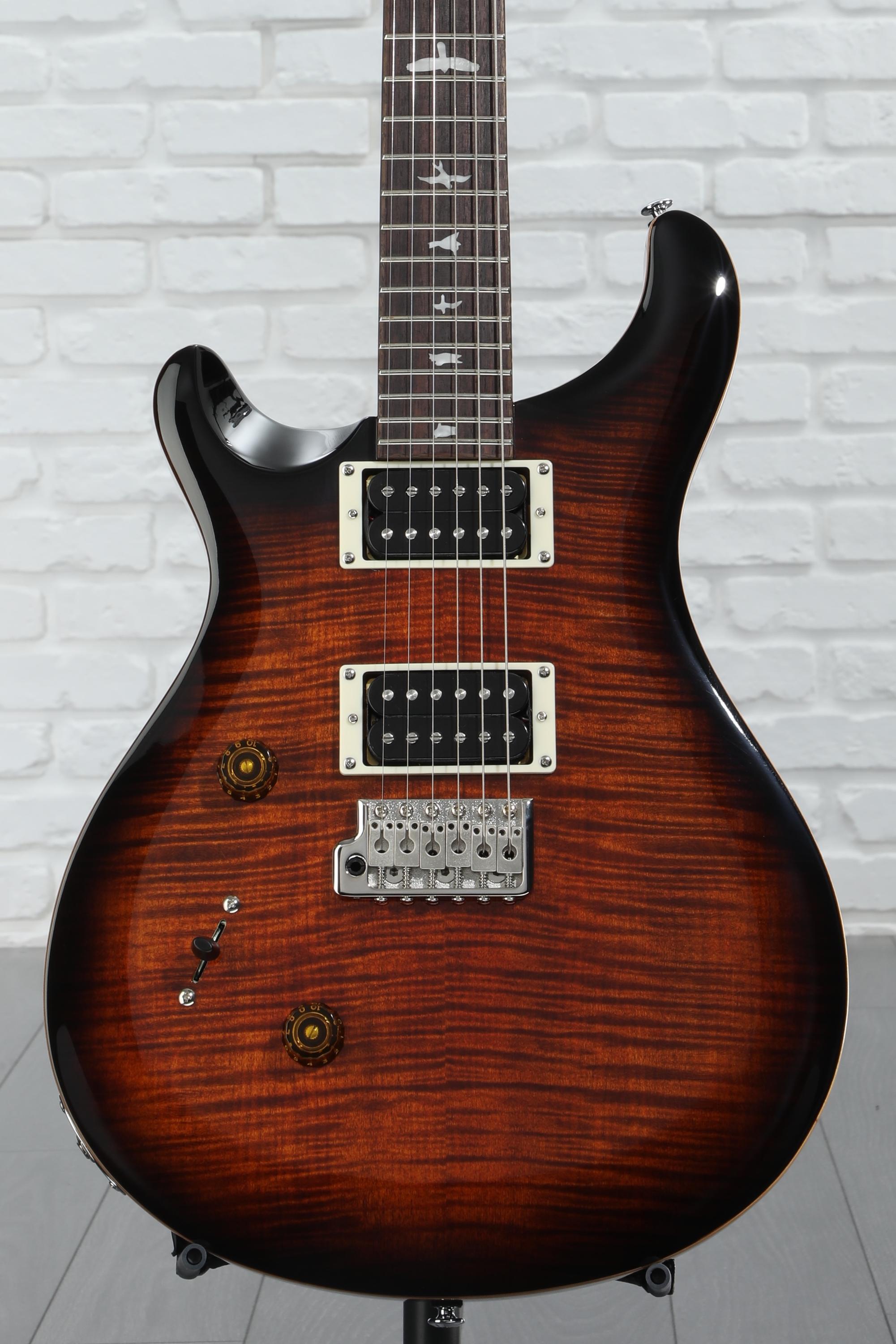 ギター PRS SE Custom 24 Lefty PRS SE Custom 24 Left-handed Electric Guitar - Black Gold