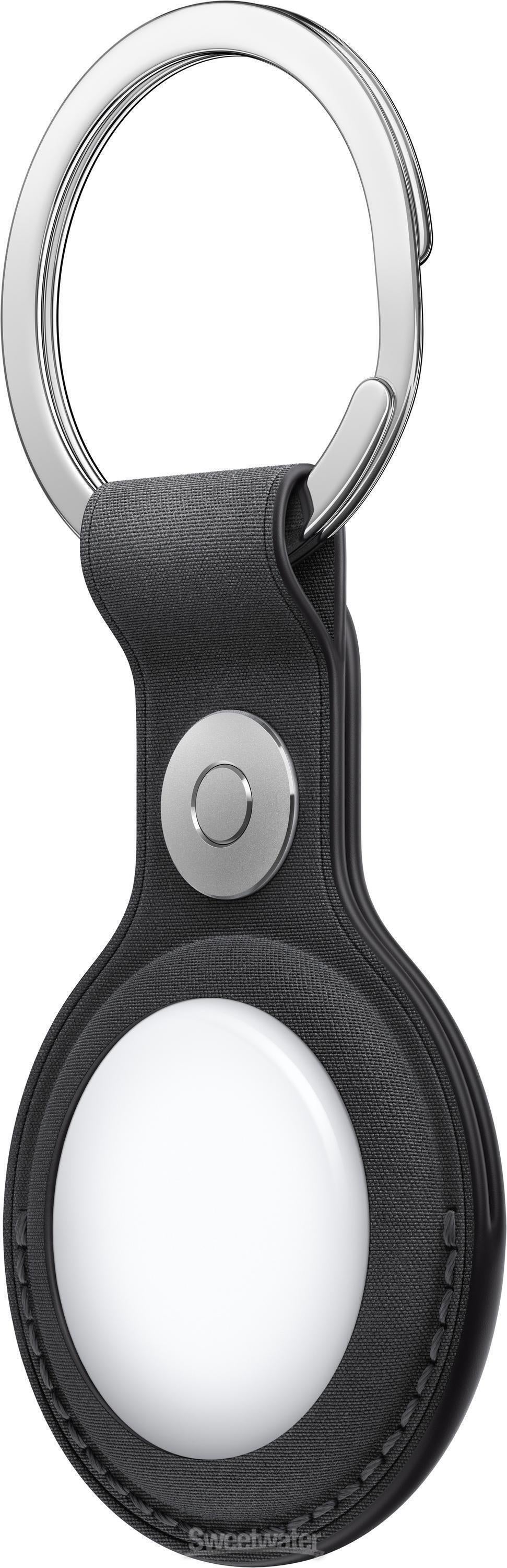 Apple AirTag FineWoven Key Ring - Black | Sweetwater
