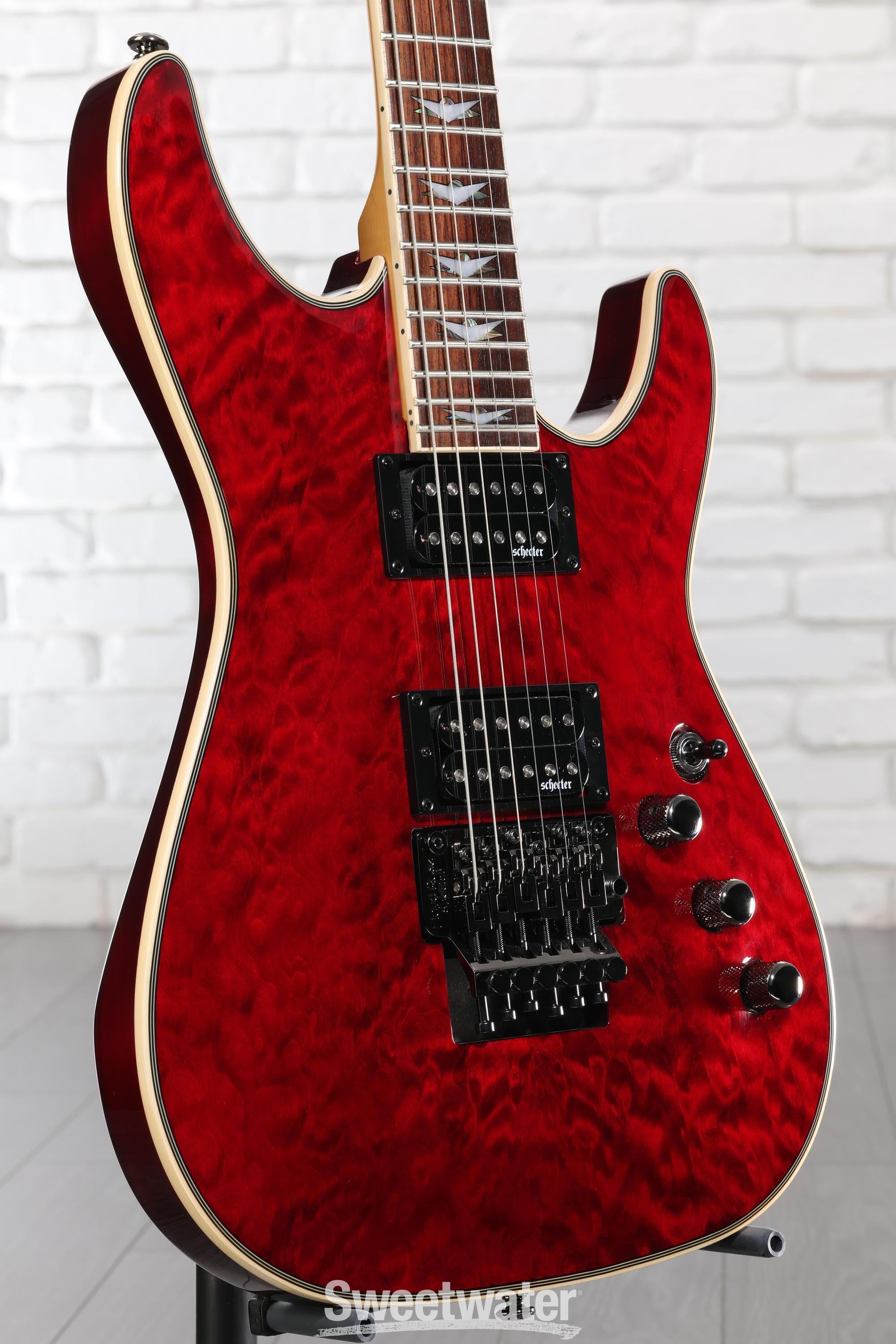 SCHECTER OMEN EXTREME-FR【3/15まで】 Schecter Omen Extreme-6 FR Electric Guitar - Black Cherry | Sweetwater