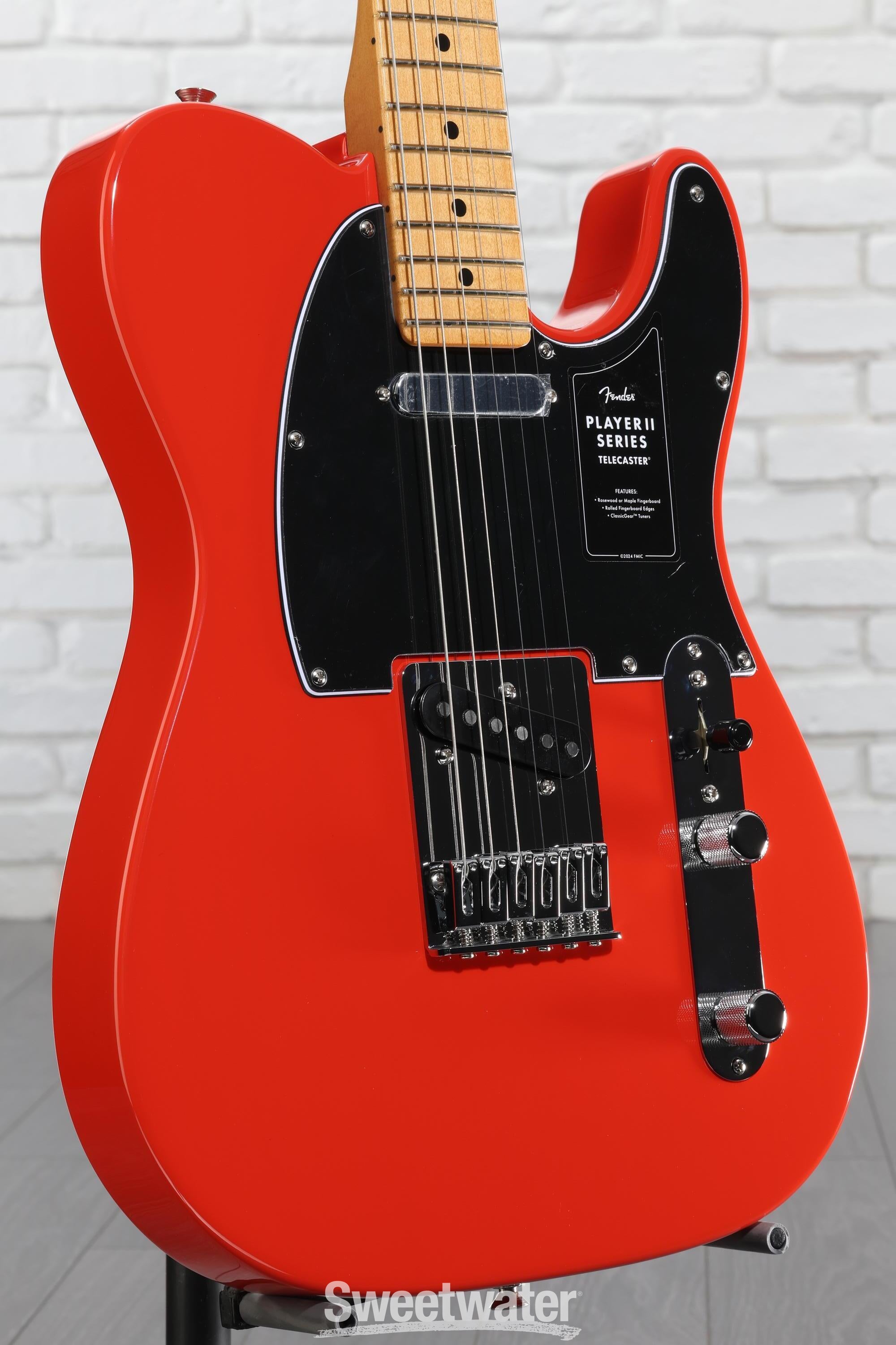 ギター Limited Edition Player II Telecaster Fender Player II Telecaster Electric Guitar - Coral Red with