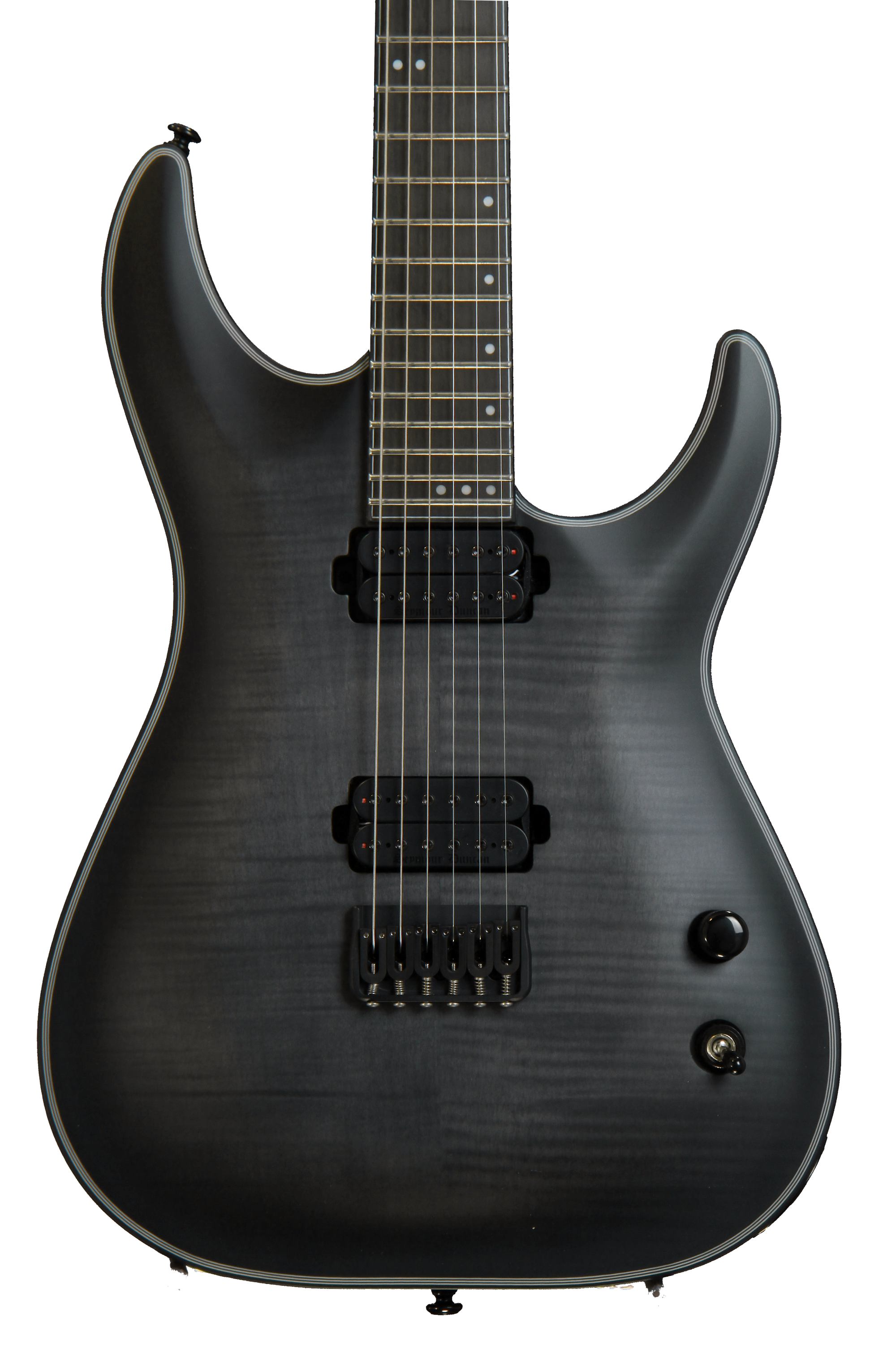 Schecter KM-6 エレキギター Schecter Keith Merrow KM-6 - Trans Black Burst Satin | Sweetwater