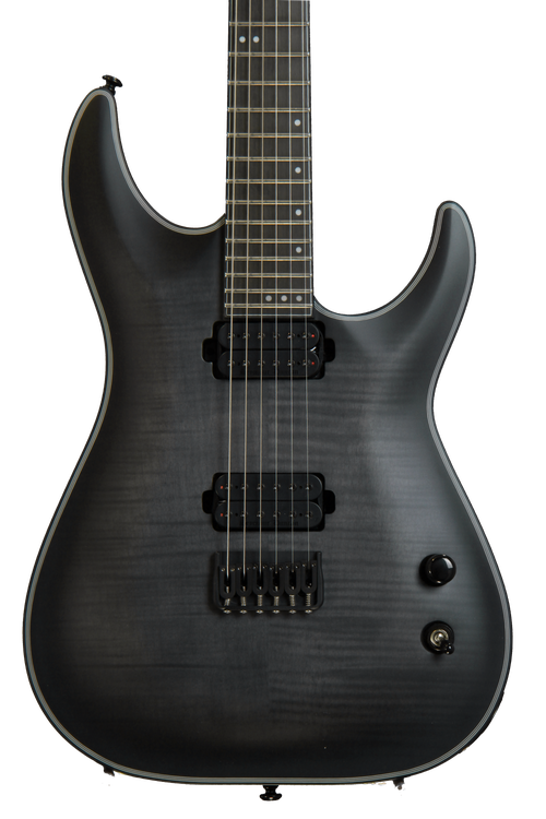 Schecter KM-6 エレキギター Schecter Keith Merrow KM-6 - Trans Black Burst Satin | Sweetwater