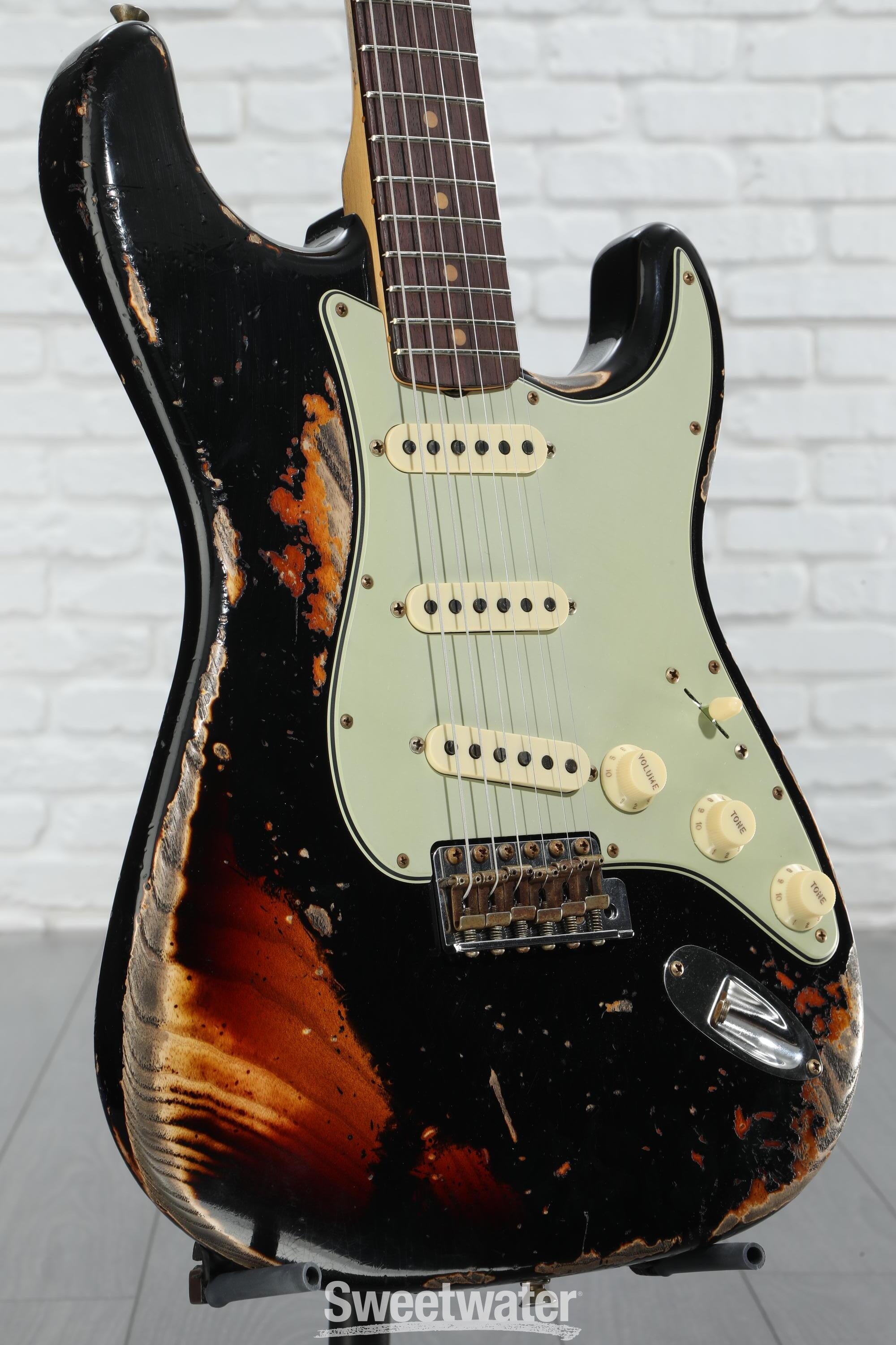 【在庫処分】 Stratocaster 1963 Shop Custom Fender Electric Faded - Guitar ギター