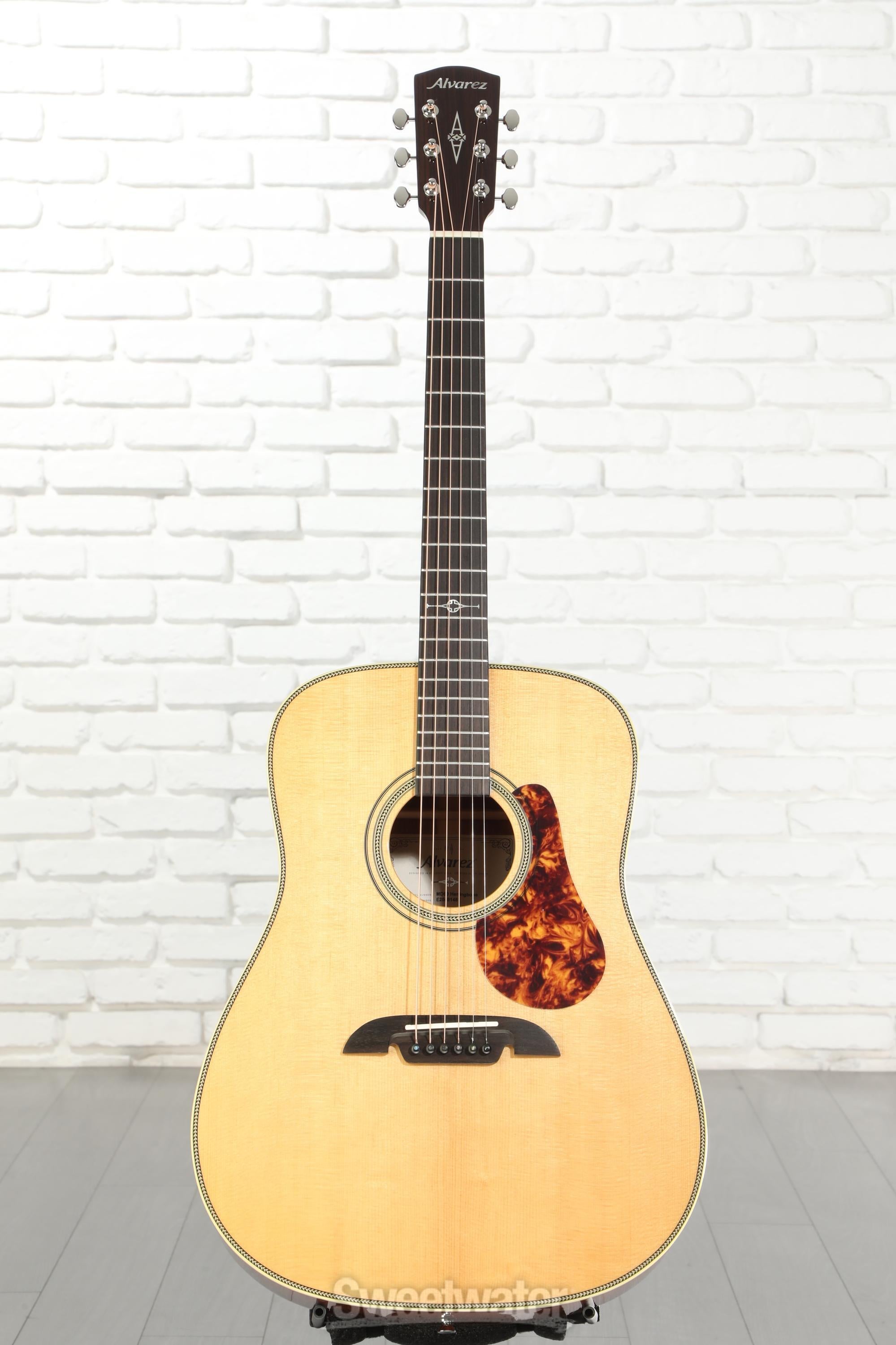 Alvarez MD60 Herringbone Masterworks Series Acoustic Guitar