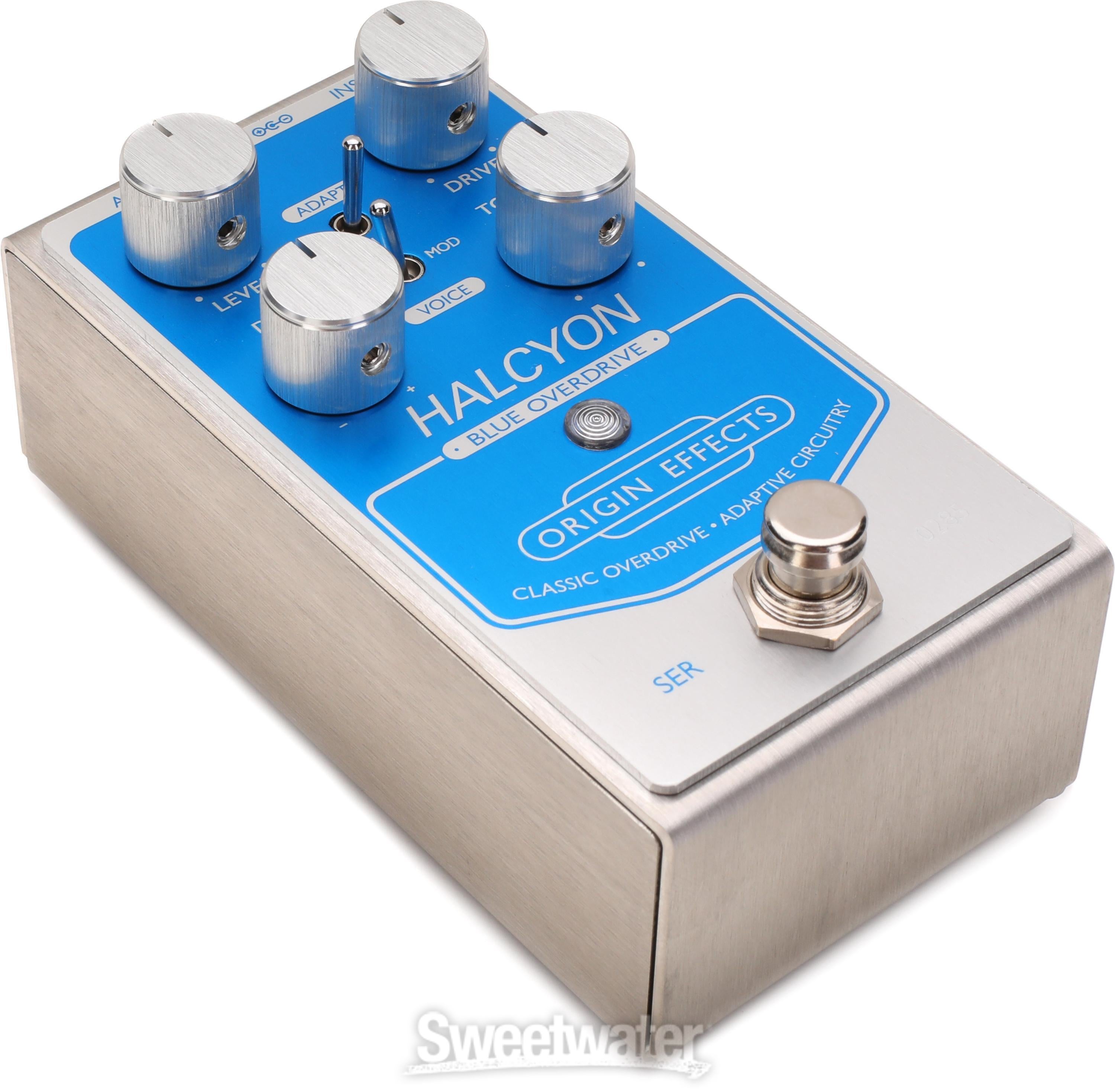 Origin Effects Halcyon Blue Overdrive Pedal | Sweetwater
