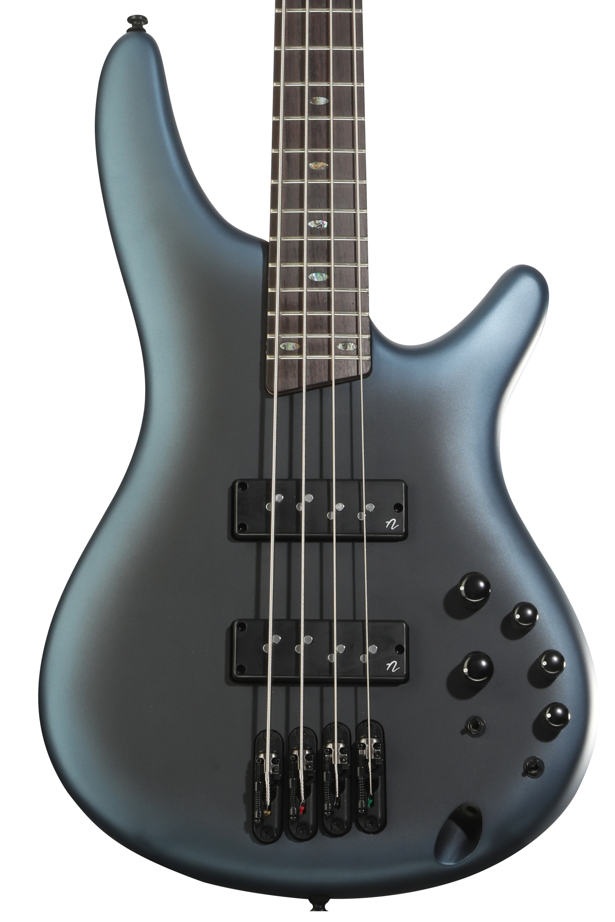 Ibanez AGB200 Semi-hollow Bass Guitar - Black Flat | Sweetwater