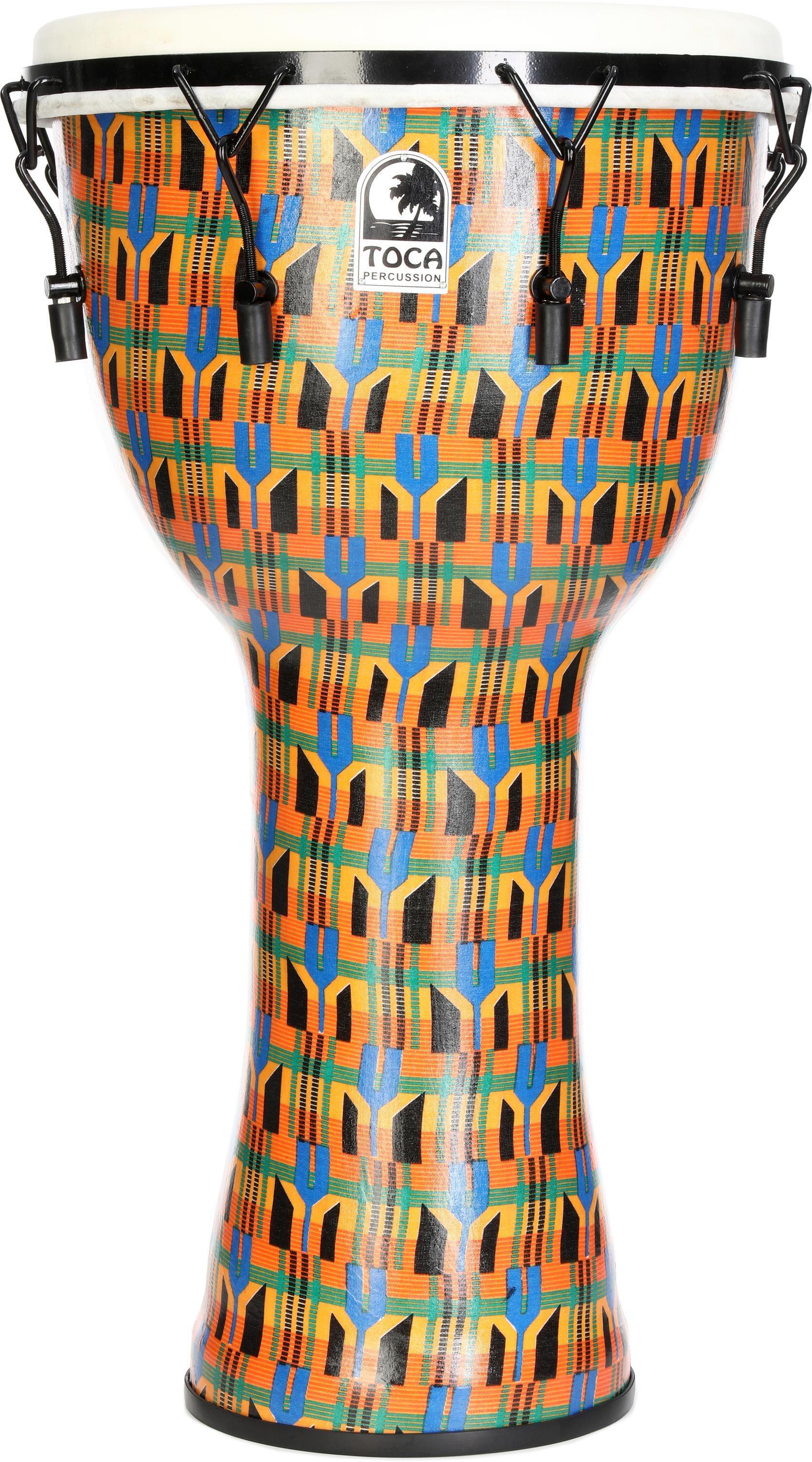 Toca Percussion Freestyle Mechanically Tuned Djembe - Black