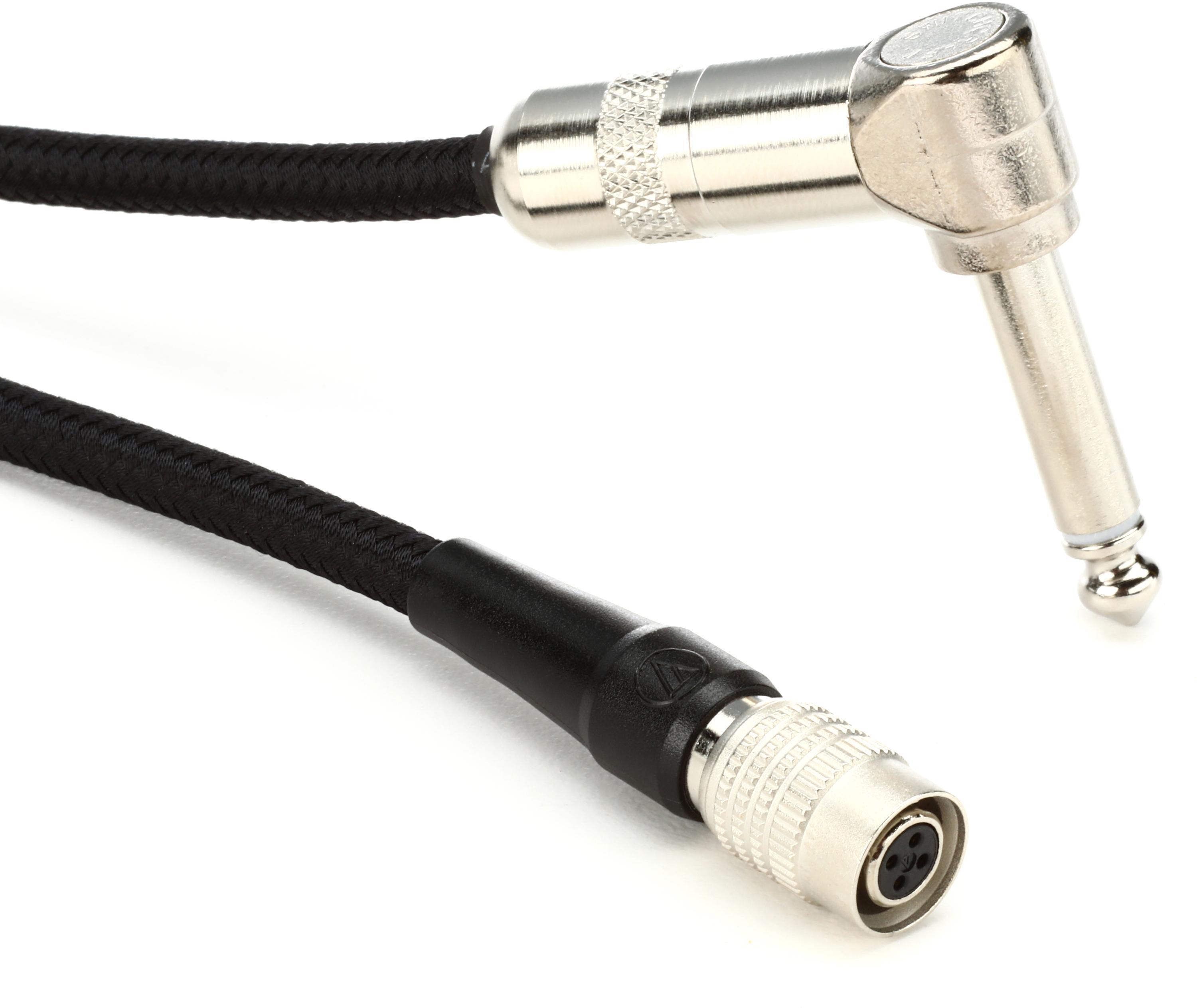 Audio-Technica AT-GRcH PRO Pro Guitar Cable for Wireless Bodypack