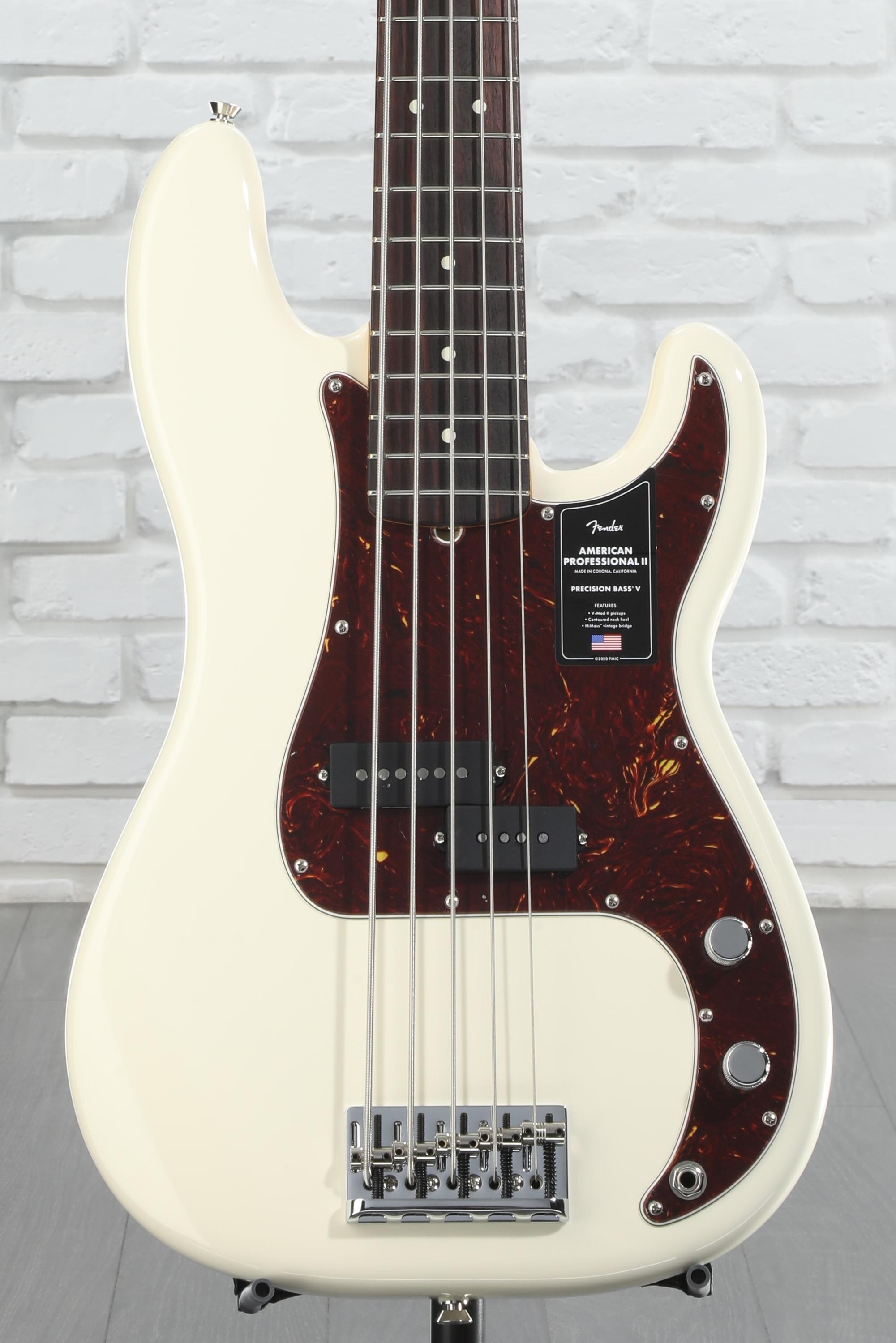 Fender American Professional II Precision Bass V - Olympic