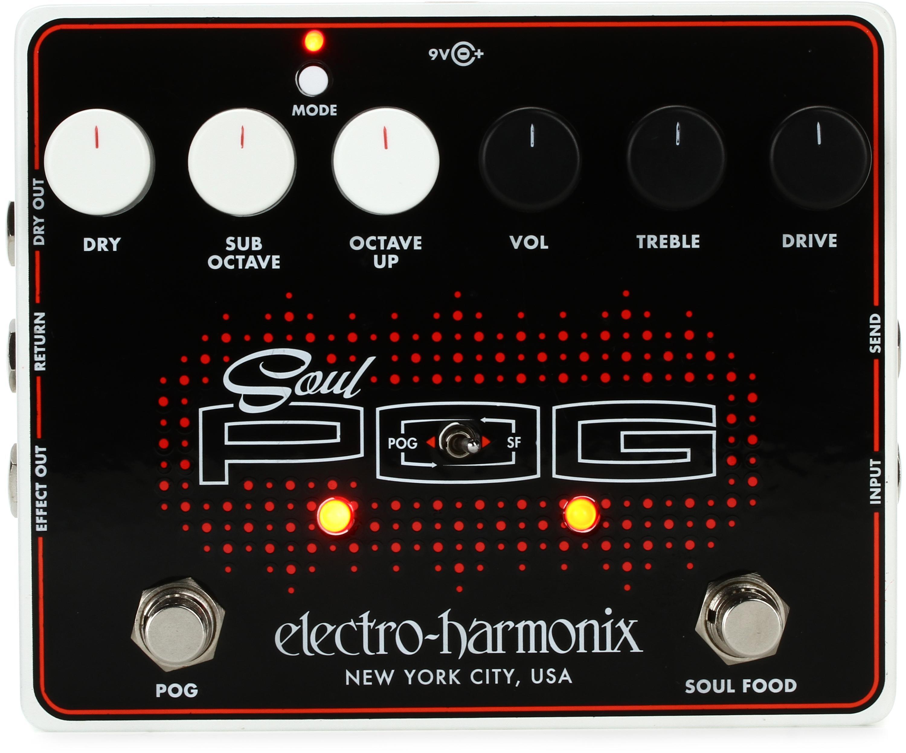 Electro-Harmonix Soul POG Polyphonic Octave Generator and 