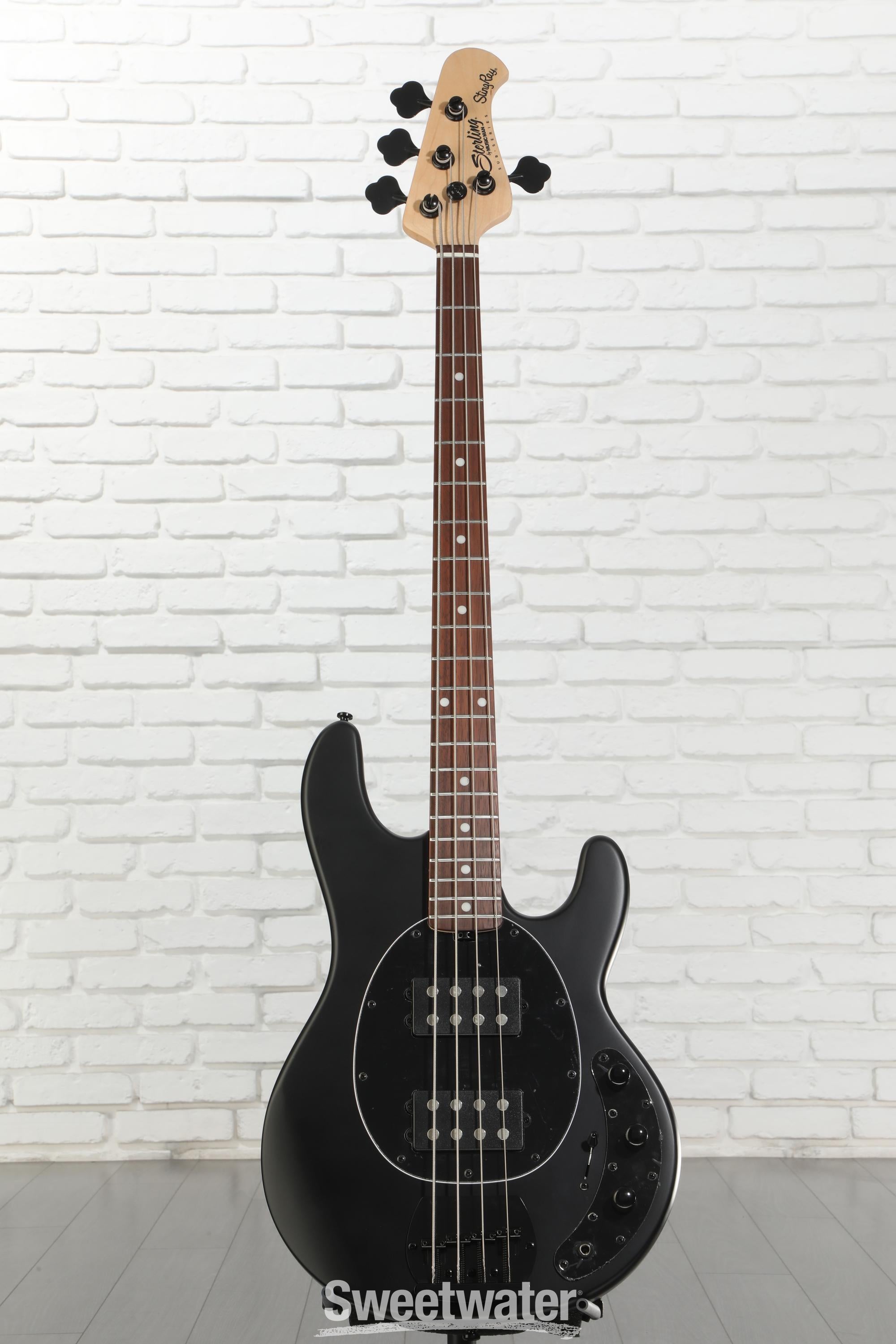 Sterling By Music Man StingRay RAY4HH Bass Guitar - Stealth Black