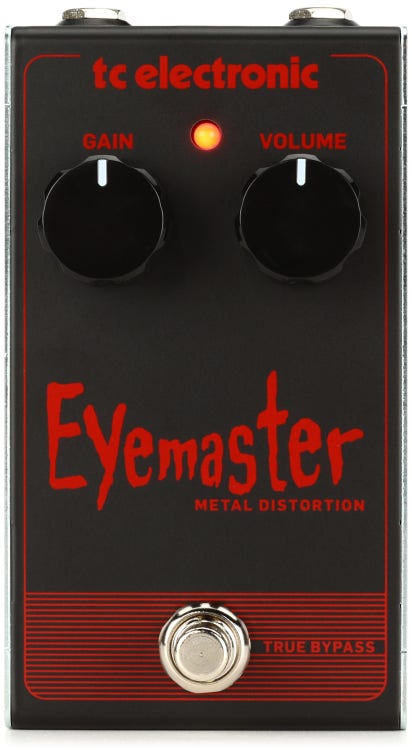 TC Electronic Eyemaster Metal Distortion Pedal