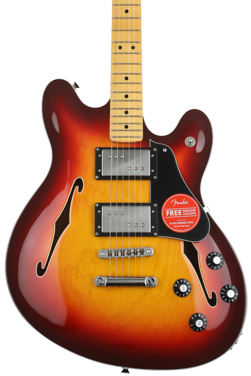 Fender Modern Player Starcaster - Aged Cherry Sunburst Fender Modern Player Starcaster - Aged Cherry Sunburst
