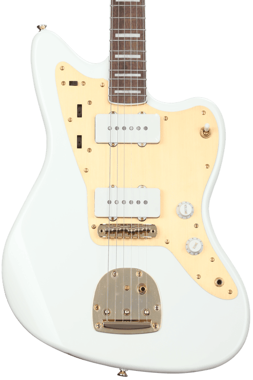 40th Anniversary Gold Edition Jazzmaster - Olympic White - Sweetwater