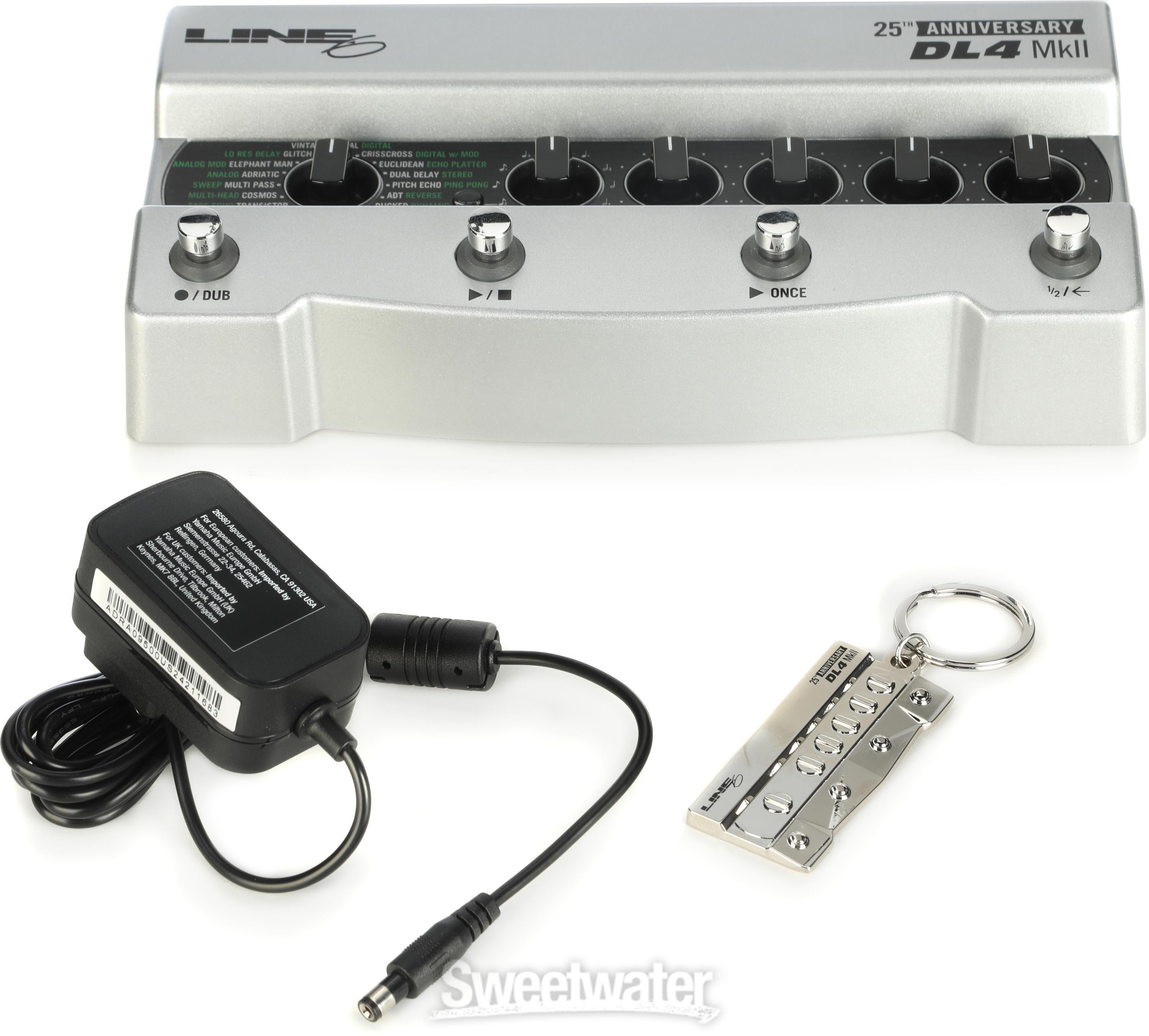 Line 6 DL4 MkII Delay Modeler Pedal - 25th Anniversary, Special-edition  Silver