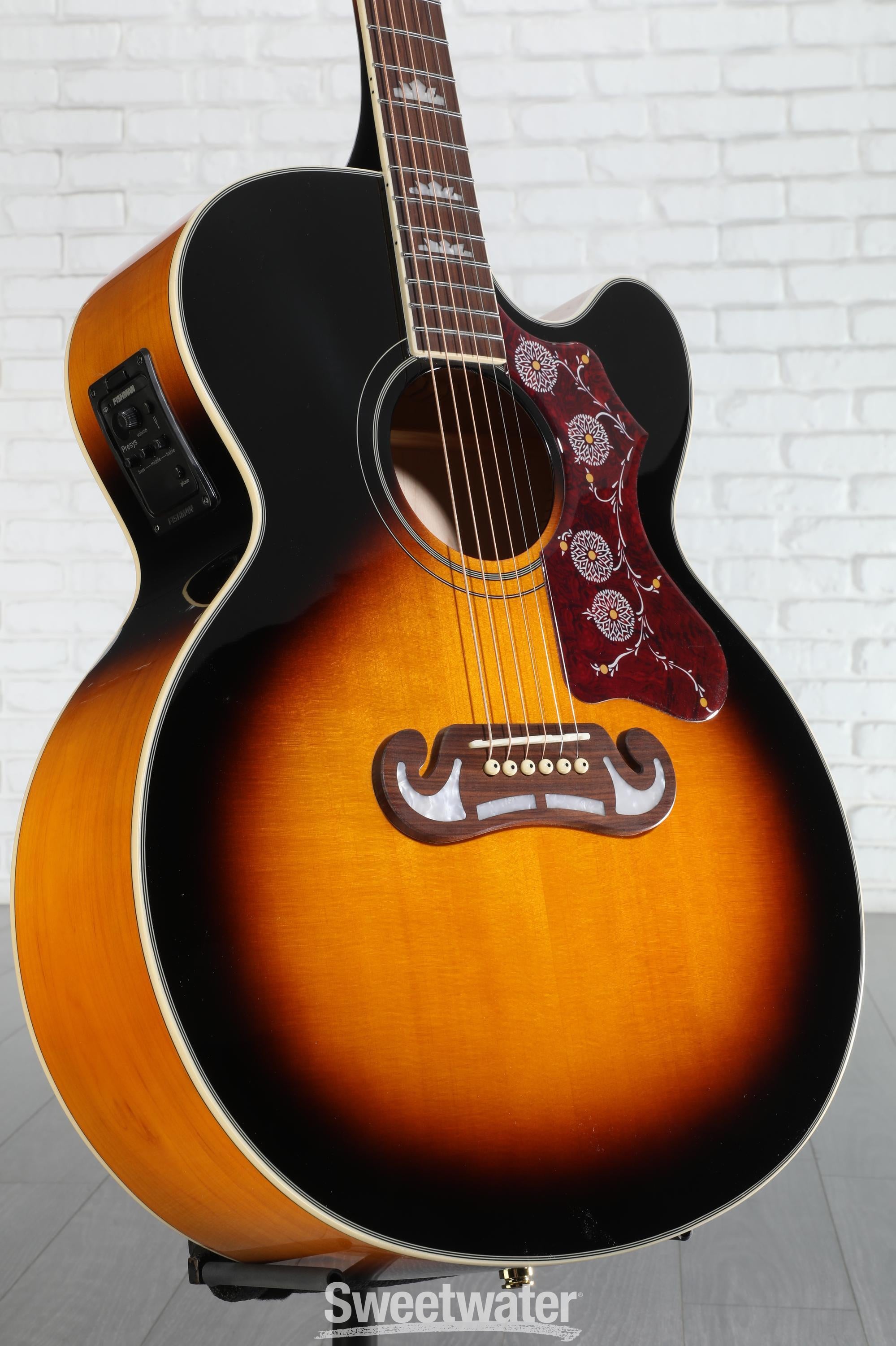 Epiphone♪ ジュニア　アコースティック　クラッシック　ギター Epiphone J-200EC Studio Acoustic-Electric Guitar - Vintage