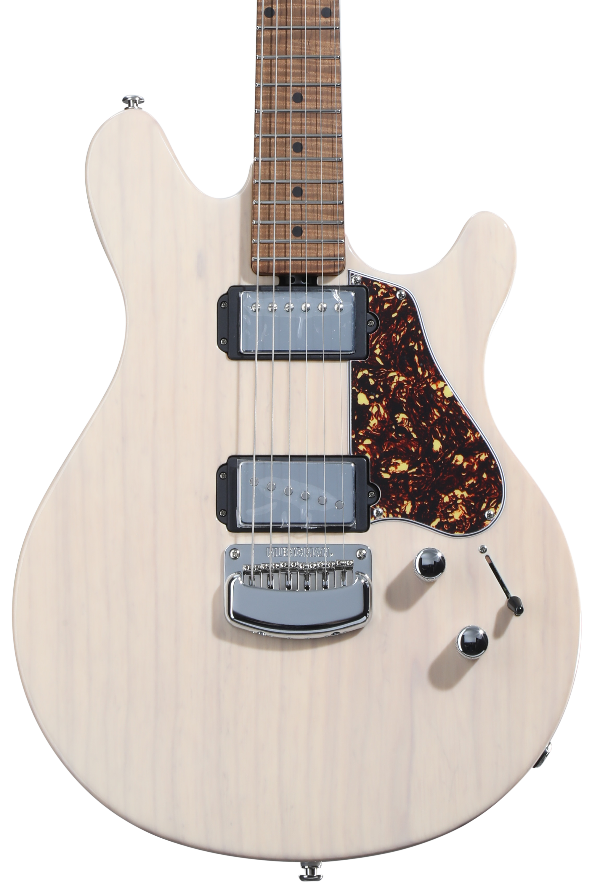 Ernie Ball Music Man Valentine Electric Guitar - Trans Buttermilk