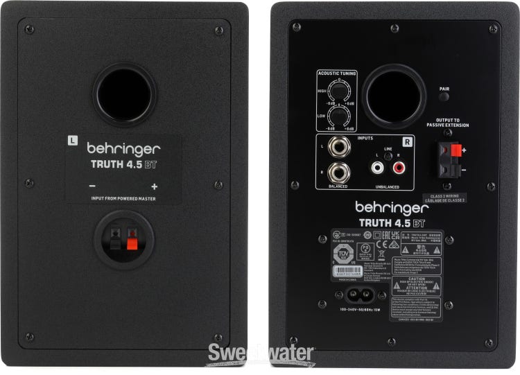 Behringer Truth 4.5 - Monitores de Estudio Activos