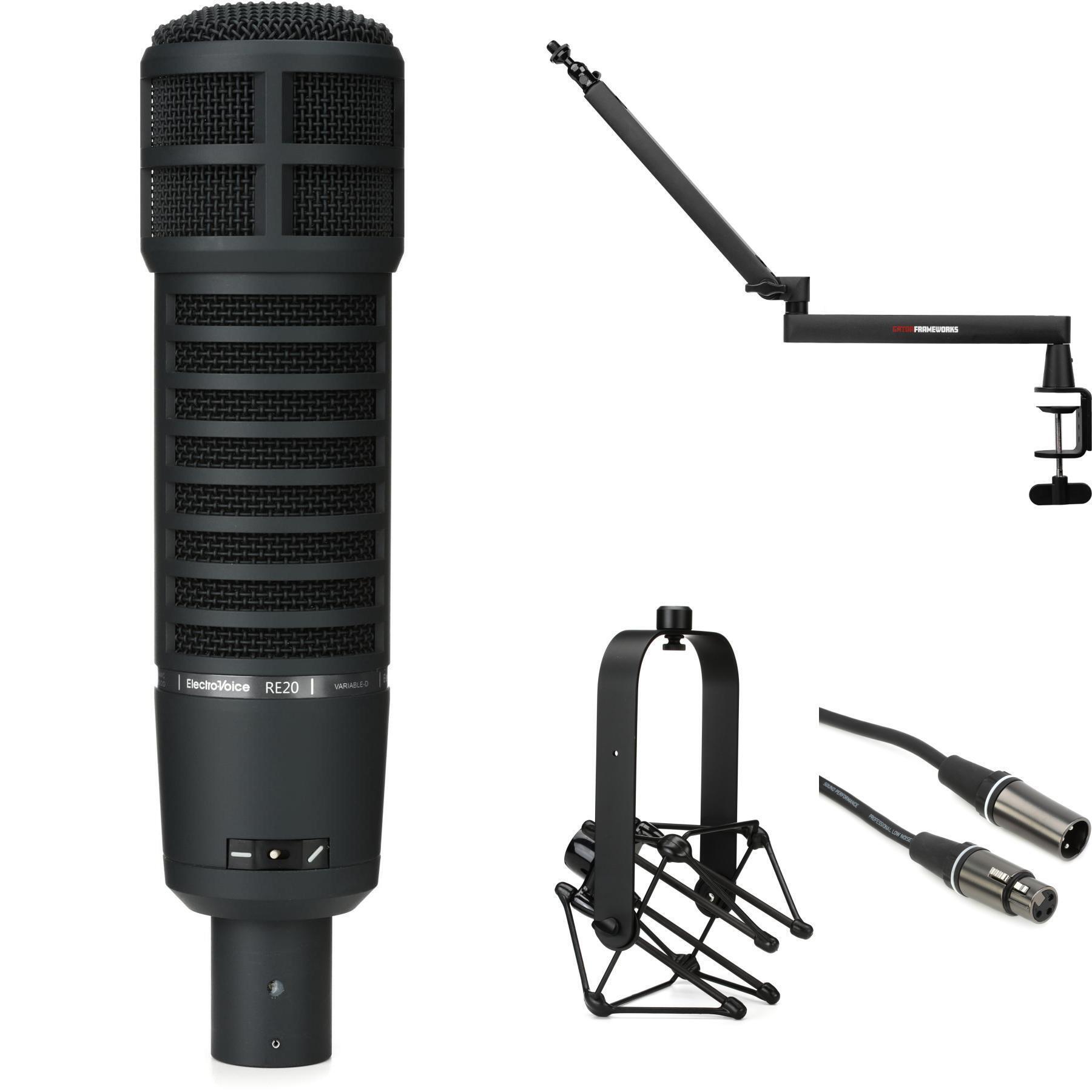 Electro-Voice RE20 Dynamic Broadcast Microphone with Variable-D