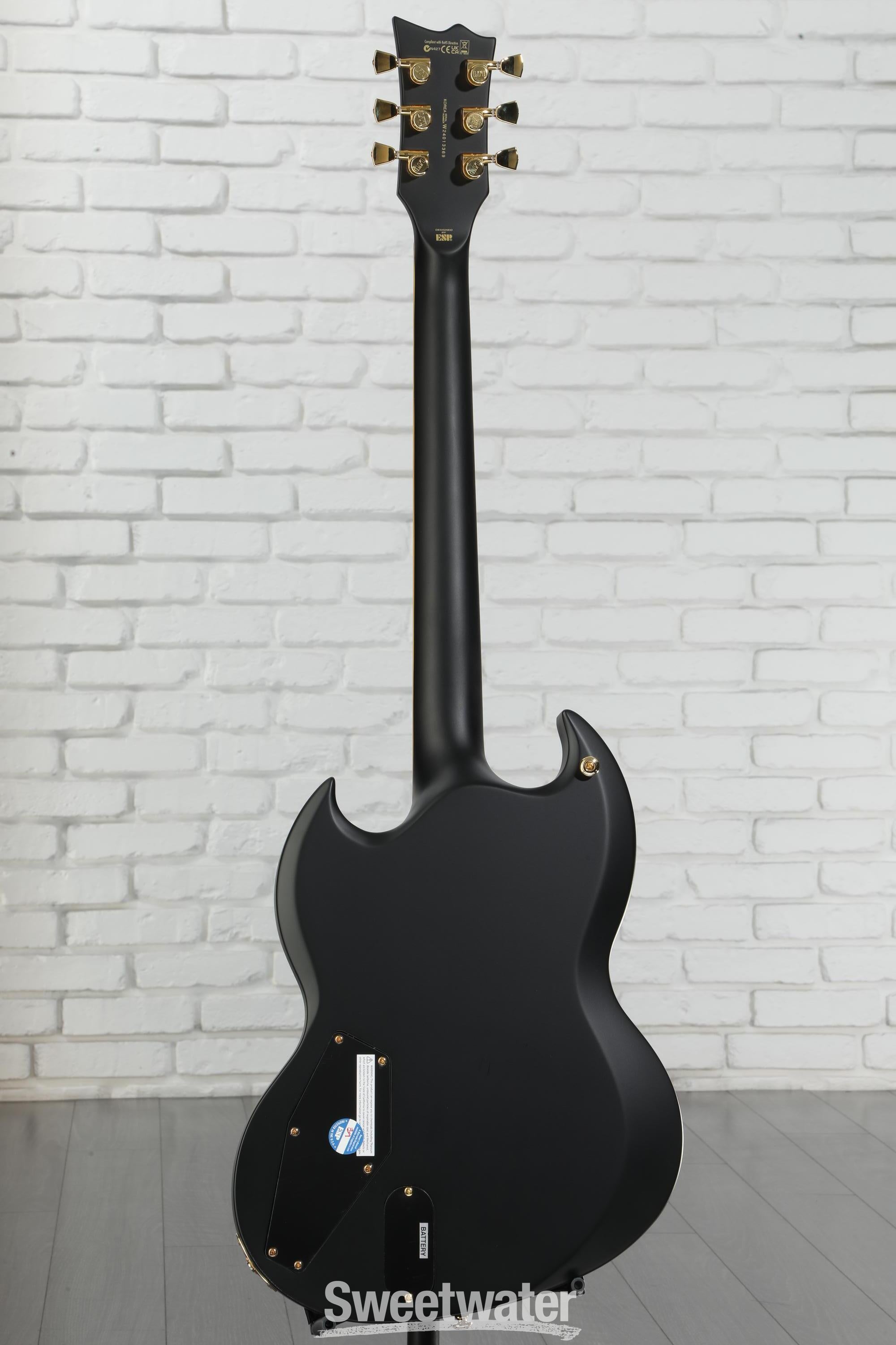 ESP LTD Viper-1000 Electric Guitar - Vintage Black | Sweetwater