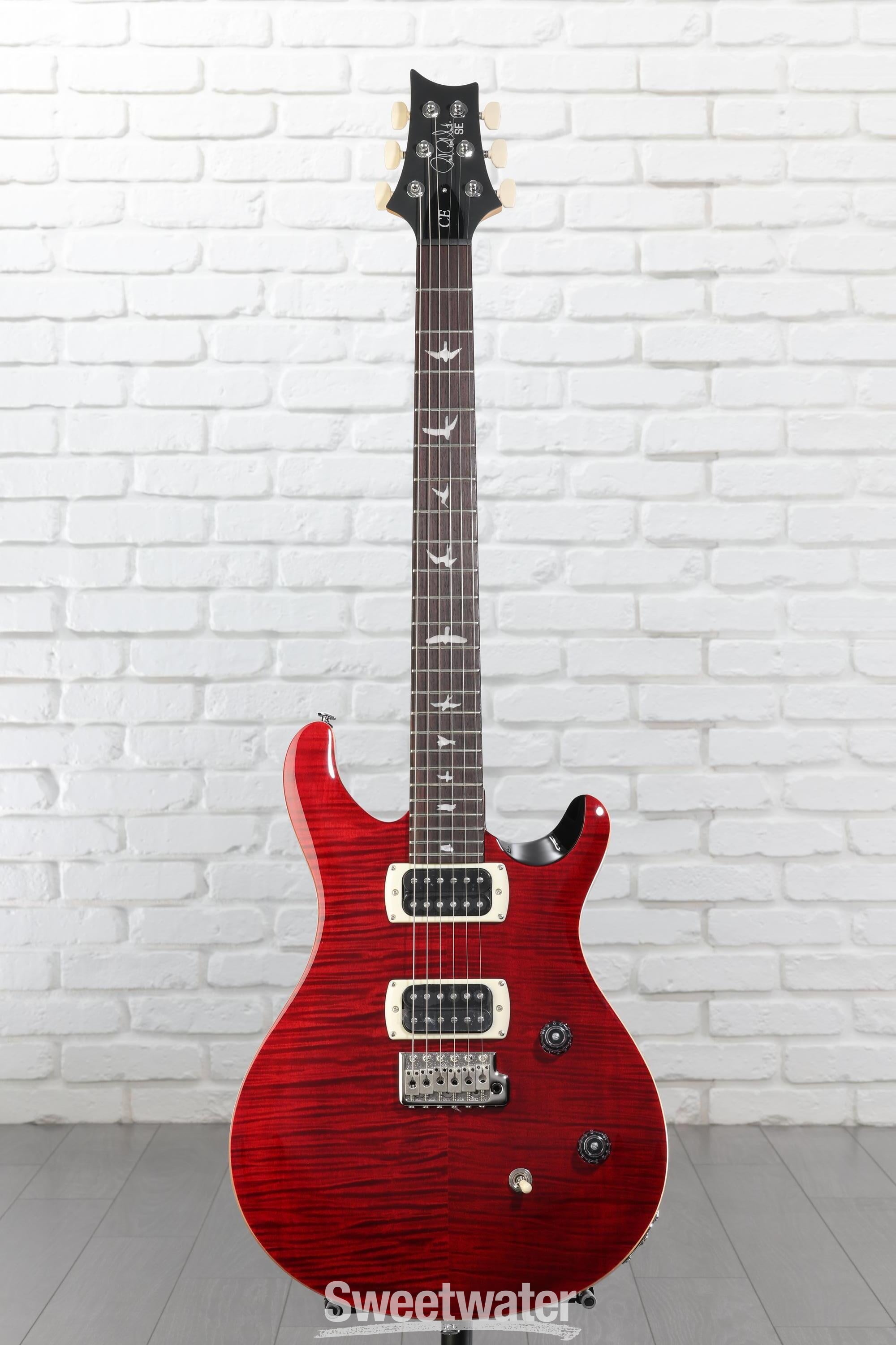 PRS SE CE 24 Electric Guitar - Black Cherry | Sweetwater