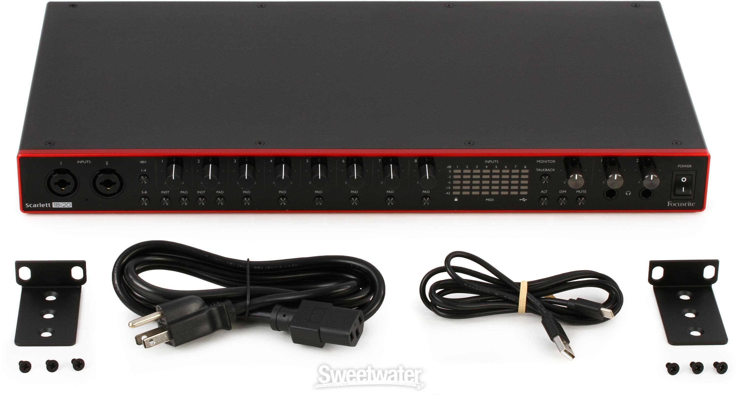 Focusrite Scarlett 18i20 3rd Gen USB Audio Interface | Sweetwater