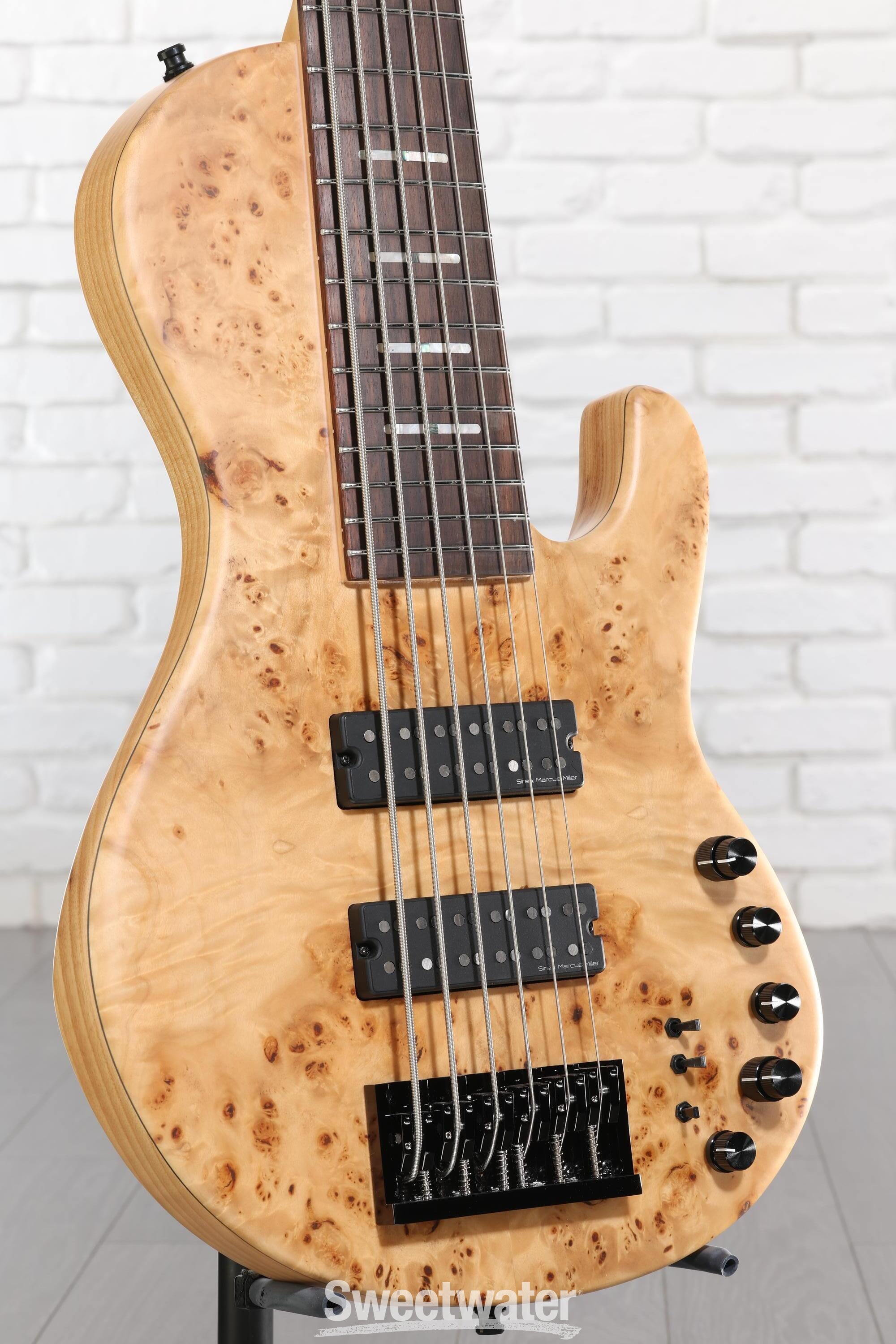 Photo of Sire Marcus Miller F10 6-string Bass Guitar - Natural Satin