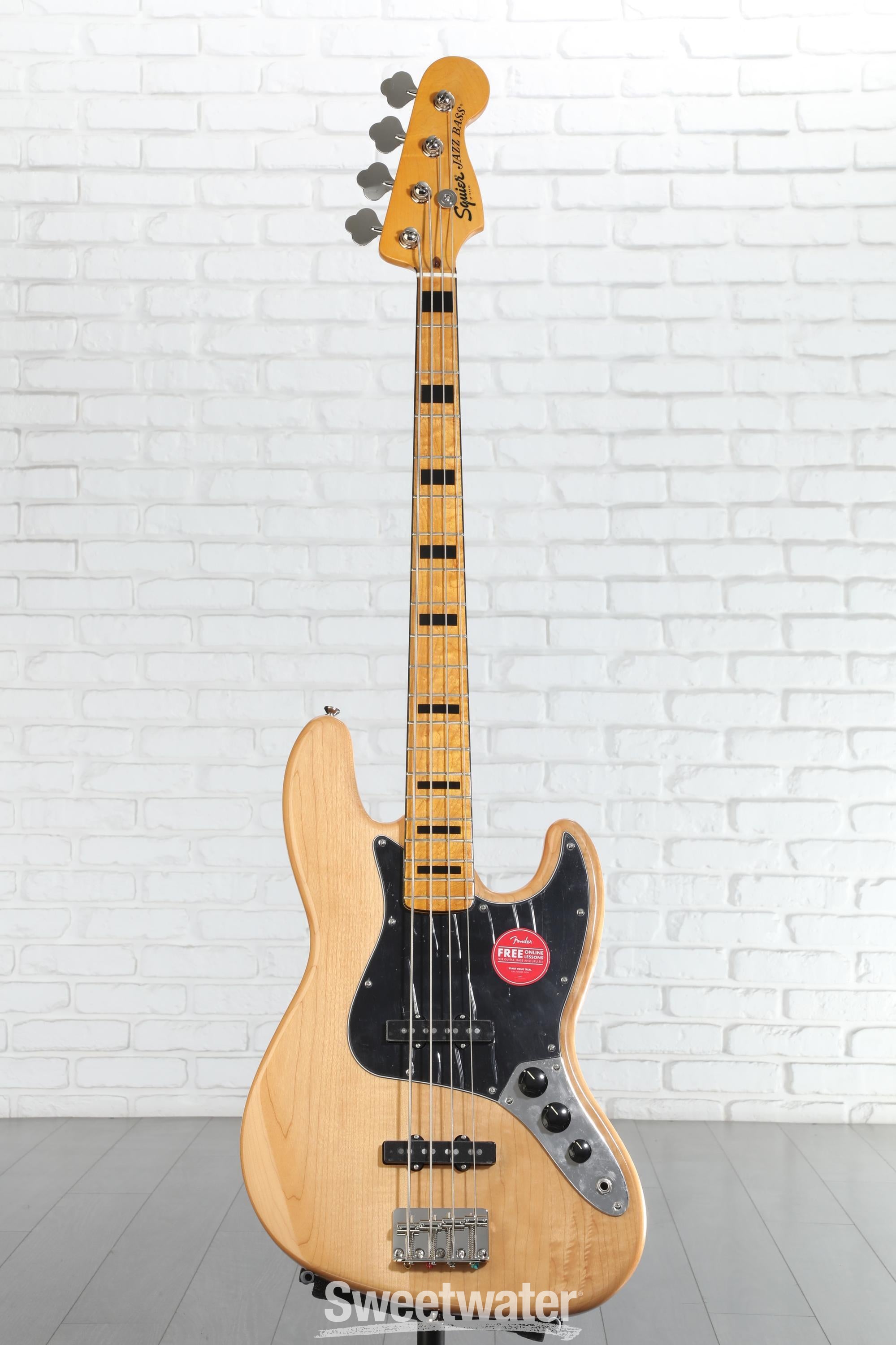 Squier Classic Vibe '70s Jazz Bass - Natural | Sweetwater