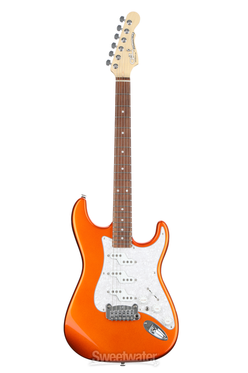 G&L Fullerton Deluxe Comanche Electric Guitar - Tangerine Metallic