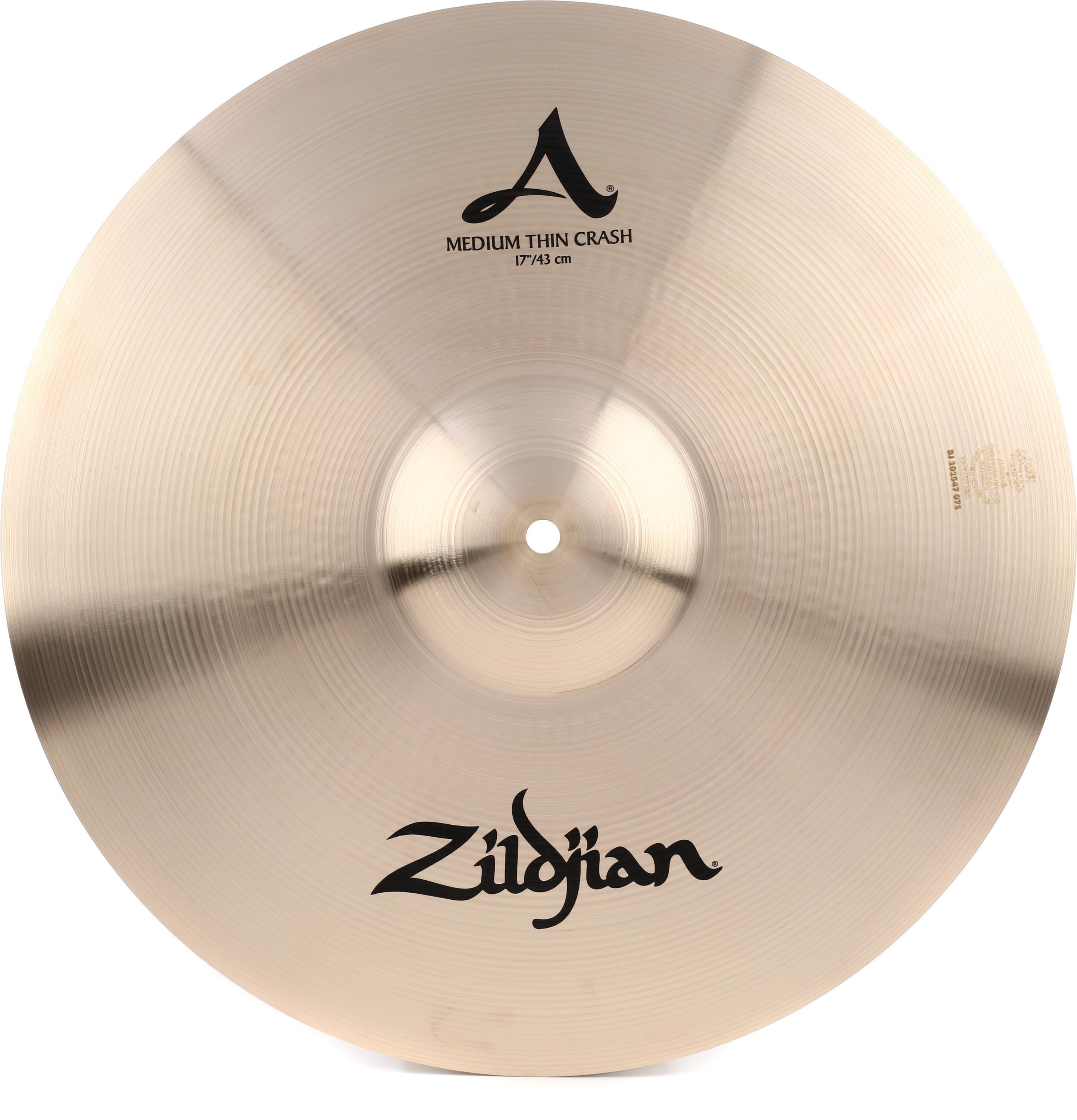 Zildjian 17 inch A Zildjian Medium-thin Crash Cymbal | Sweetwater