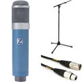 Photo of ADK Z² 67 Custom Z-Mod David Bock Silver Edition Multi-pattern Tube Condenser Microphone with Stand and Cable