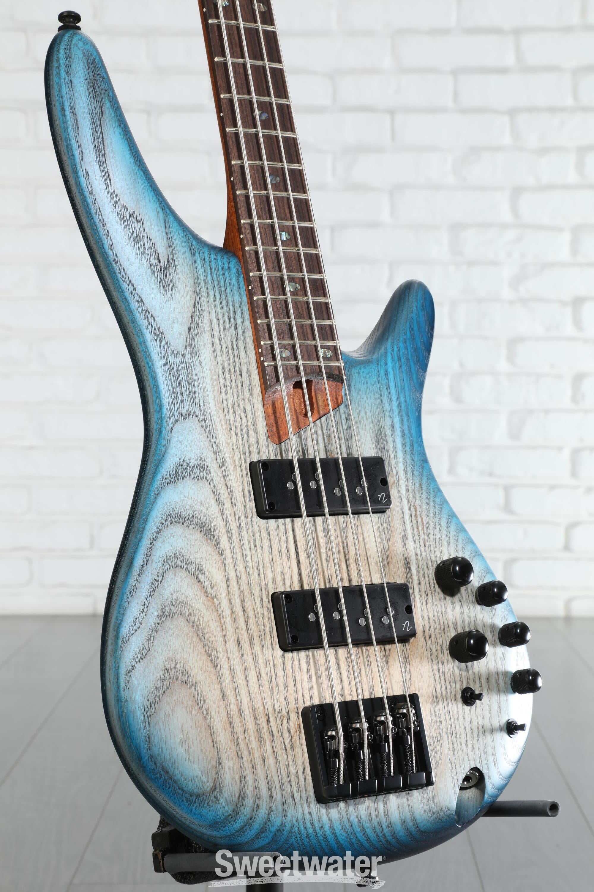 ベース ibanez sr600e Ibanez SR600E 4-String Electric Bass Guitar Cosmic Blue Starburst