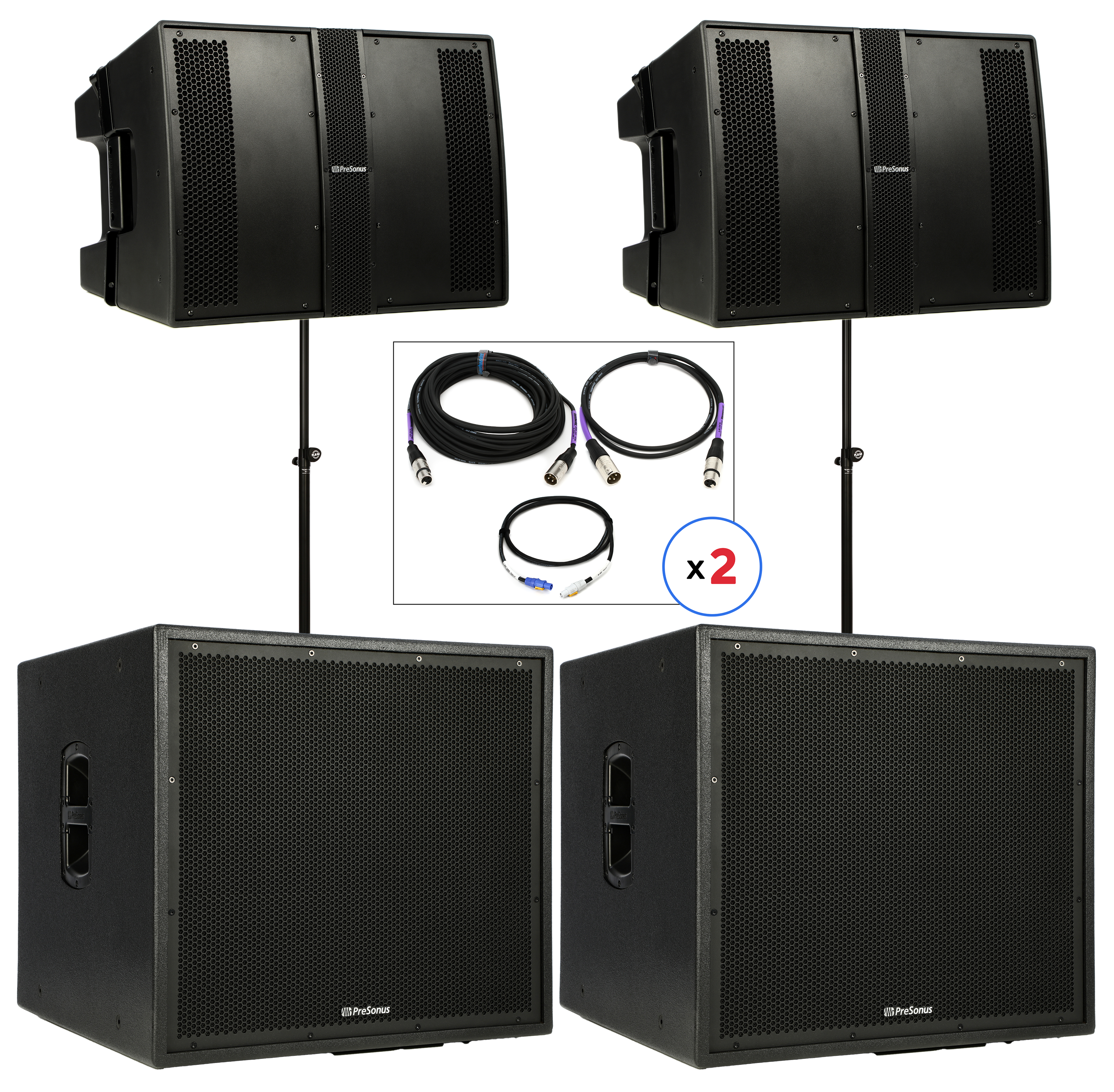 PreSonus CDL10P Constant Directivity Loudspeaker Dual PA System