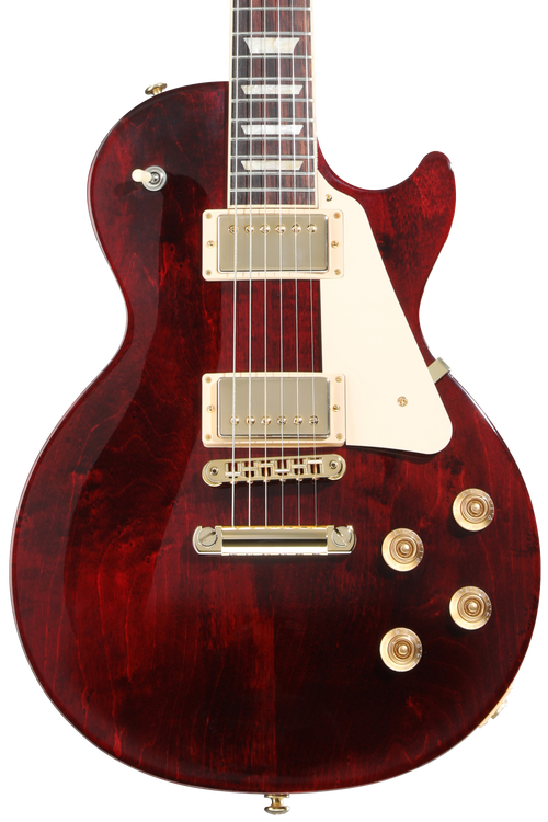 Gibson Les Paul Studio Electric Guitar - Wine Red with Gold