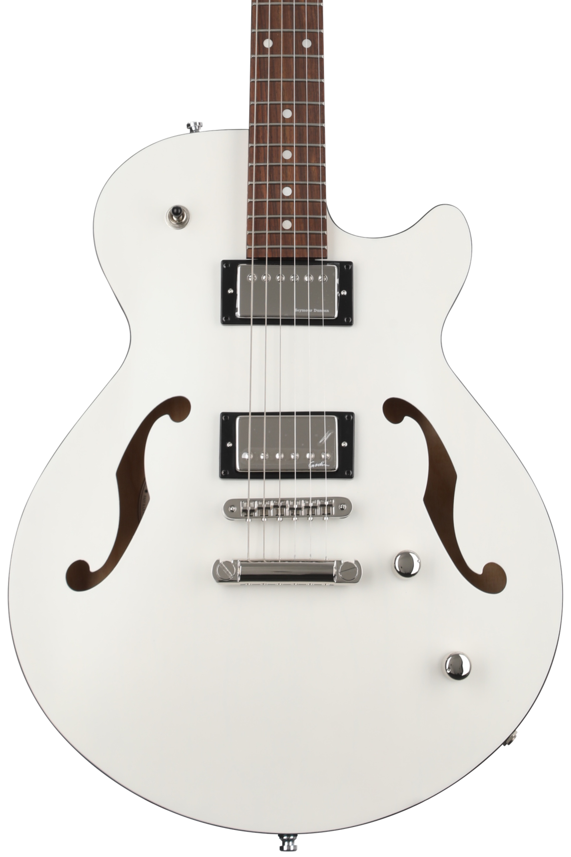 Montreal Premiere HT Trans White | Godin Guitars