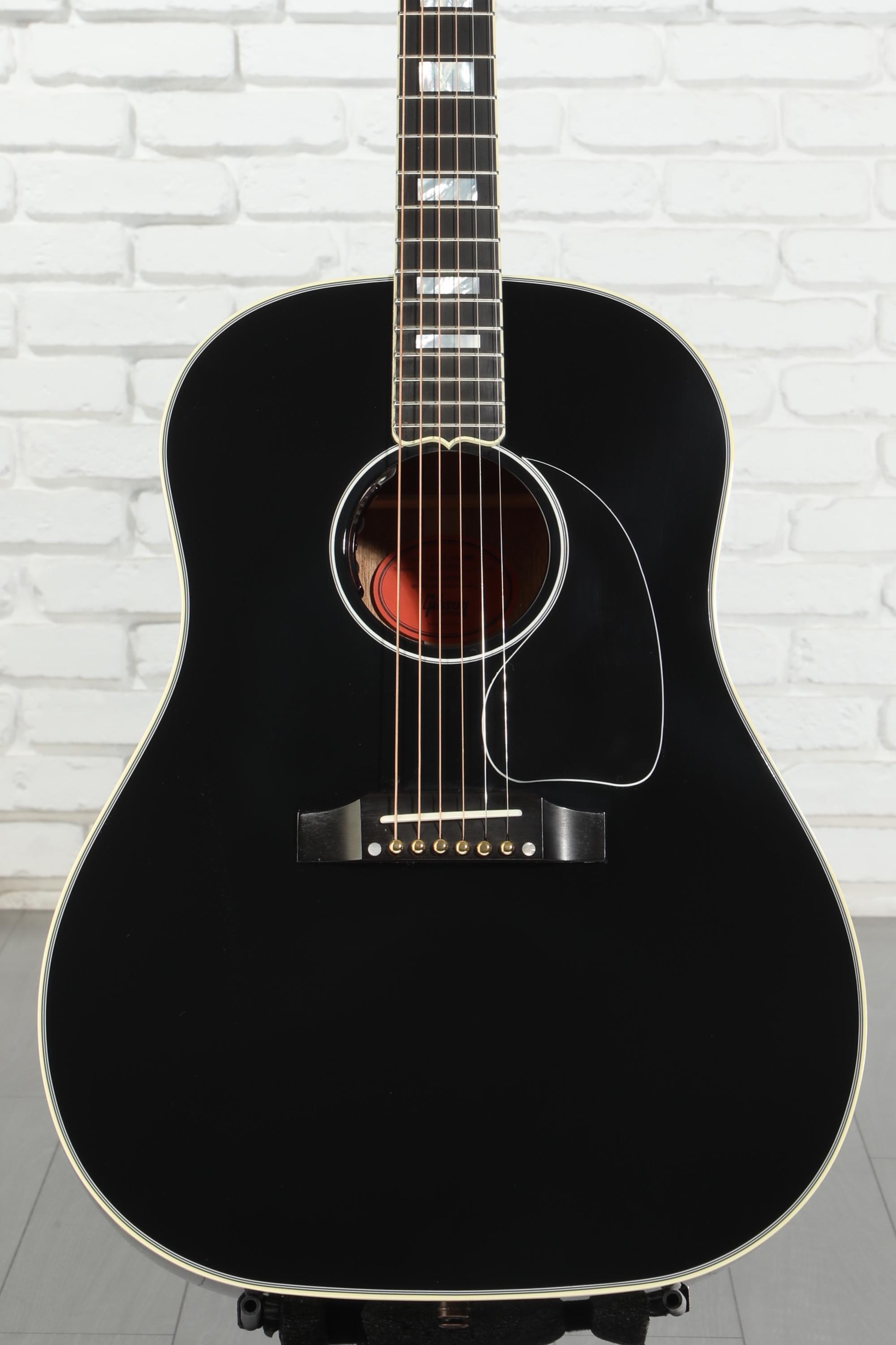 Gibson Acoustic J-45 Custom Acoustic-electric Guitar - Ebony