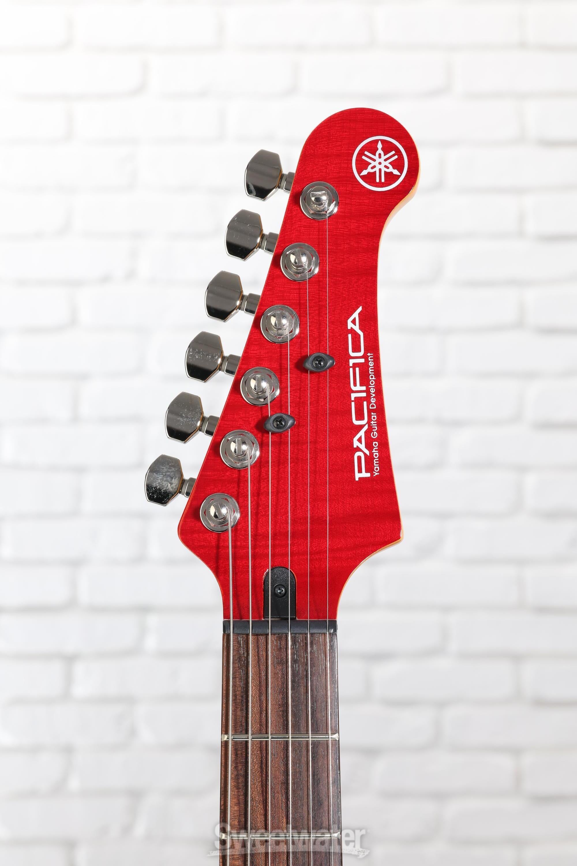 Yamaha PAC612VIIFMX Pacifica Electric Guitar - Fired Red | Sweetwater