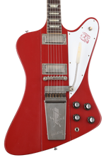 Photo of Gibson Custom 1963 Firebird V w/ Maestro Vibrola Electric Guitar - Murphy Lab Light Aged Cardinal Red