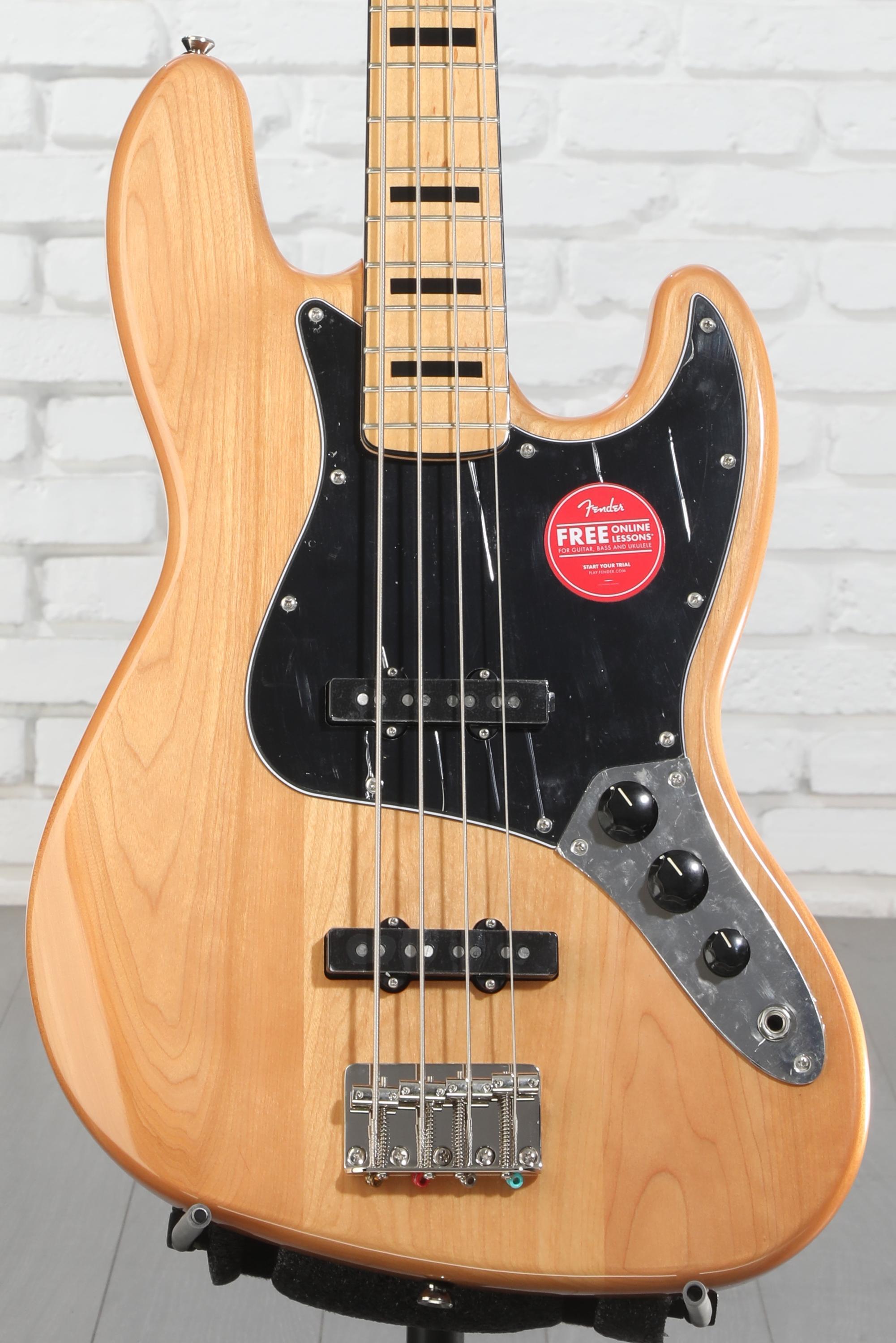 Squier Classic Vibe '70s Jazz Bass - Natural | Sweetwater