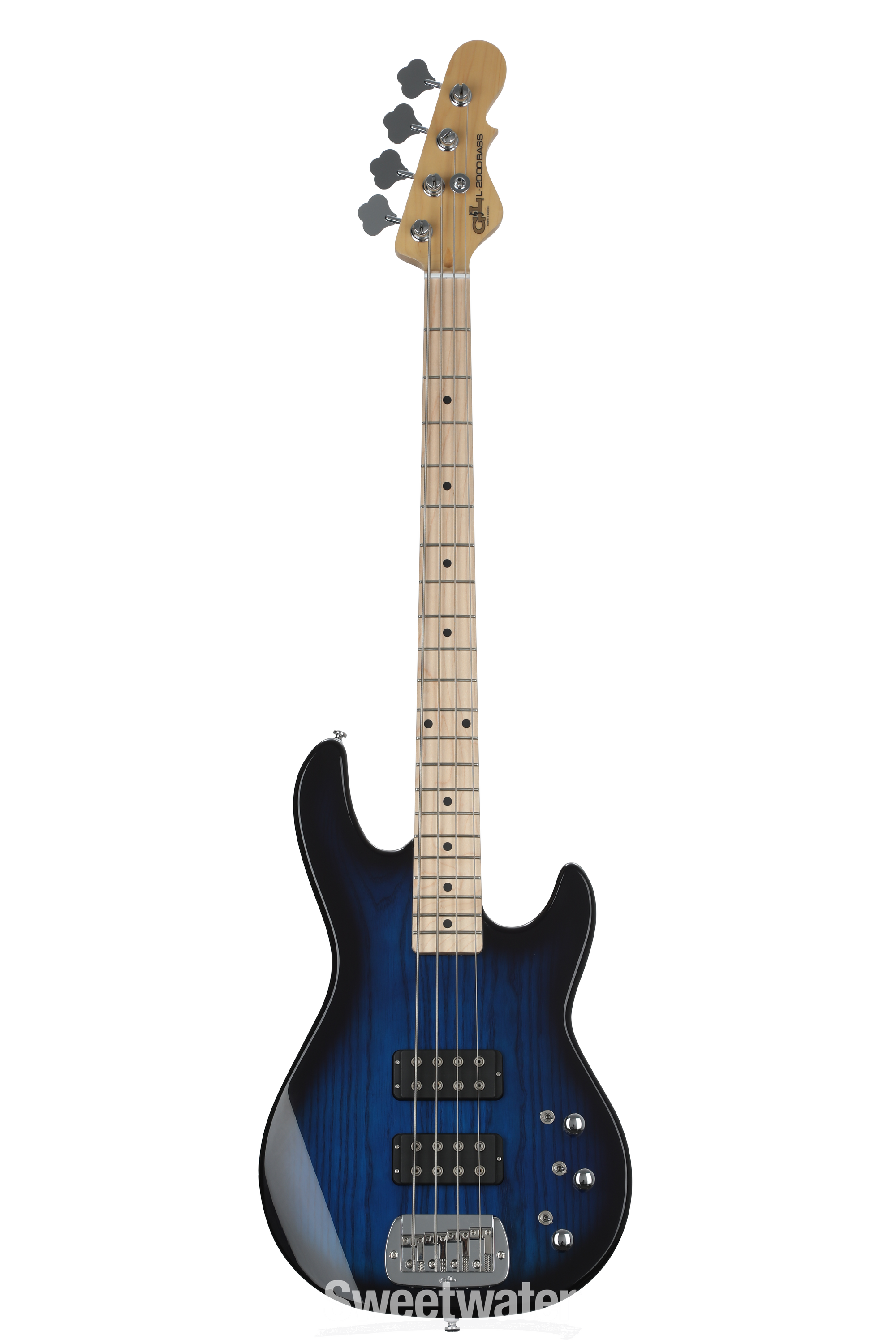 G&L Tribute L-2000 Bass Guitar - Blueburst | Sweetwater