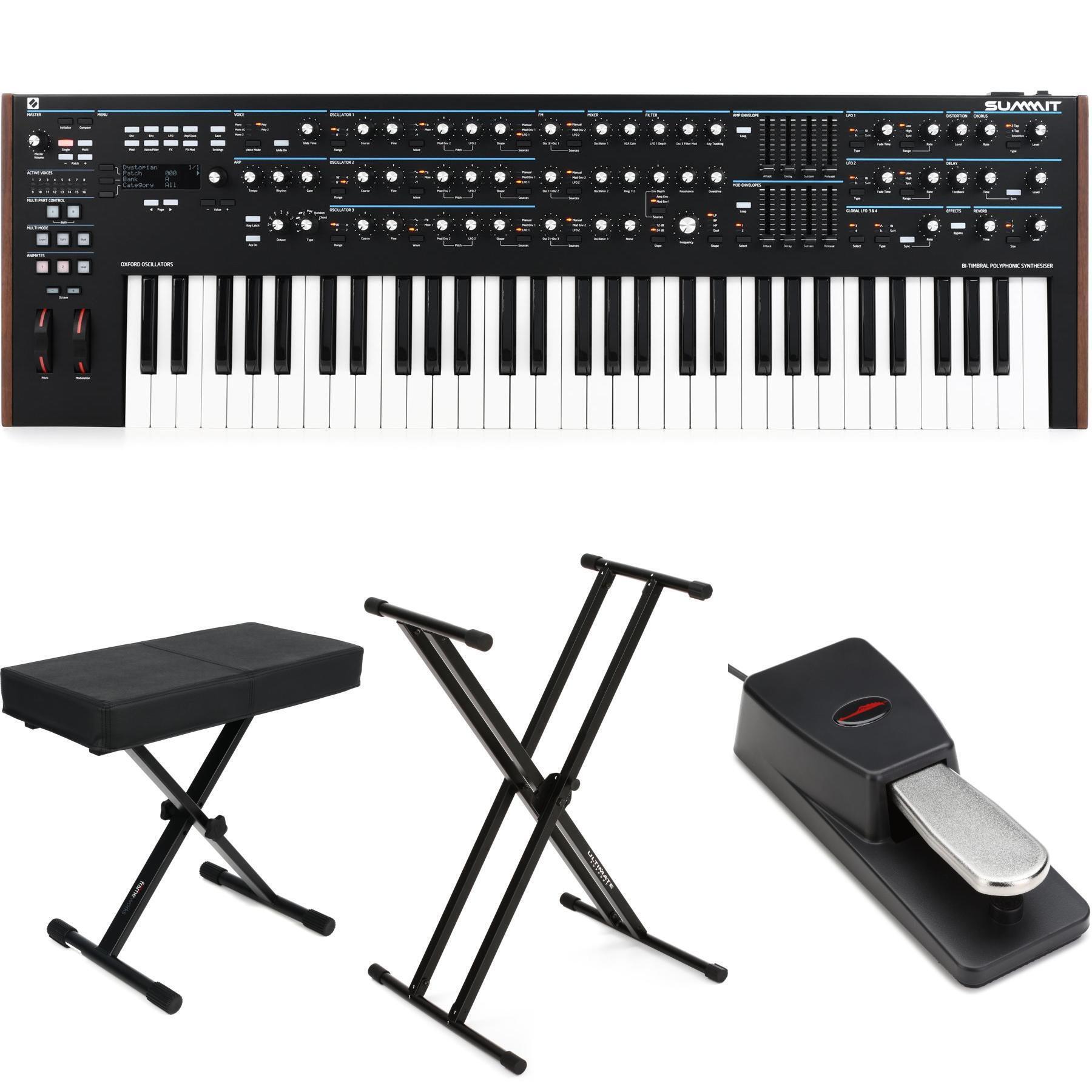 Photo of Novation Summit 61-key 16-voice Synthesizer Essentials Bundle