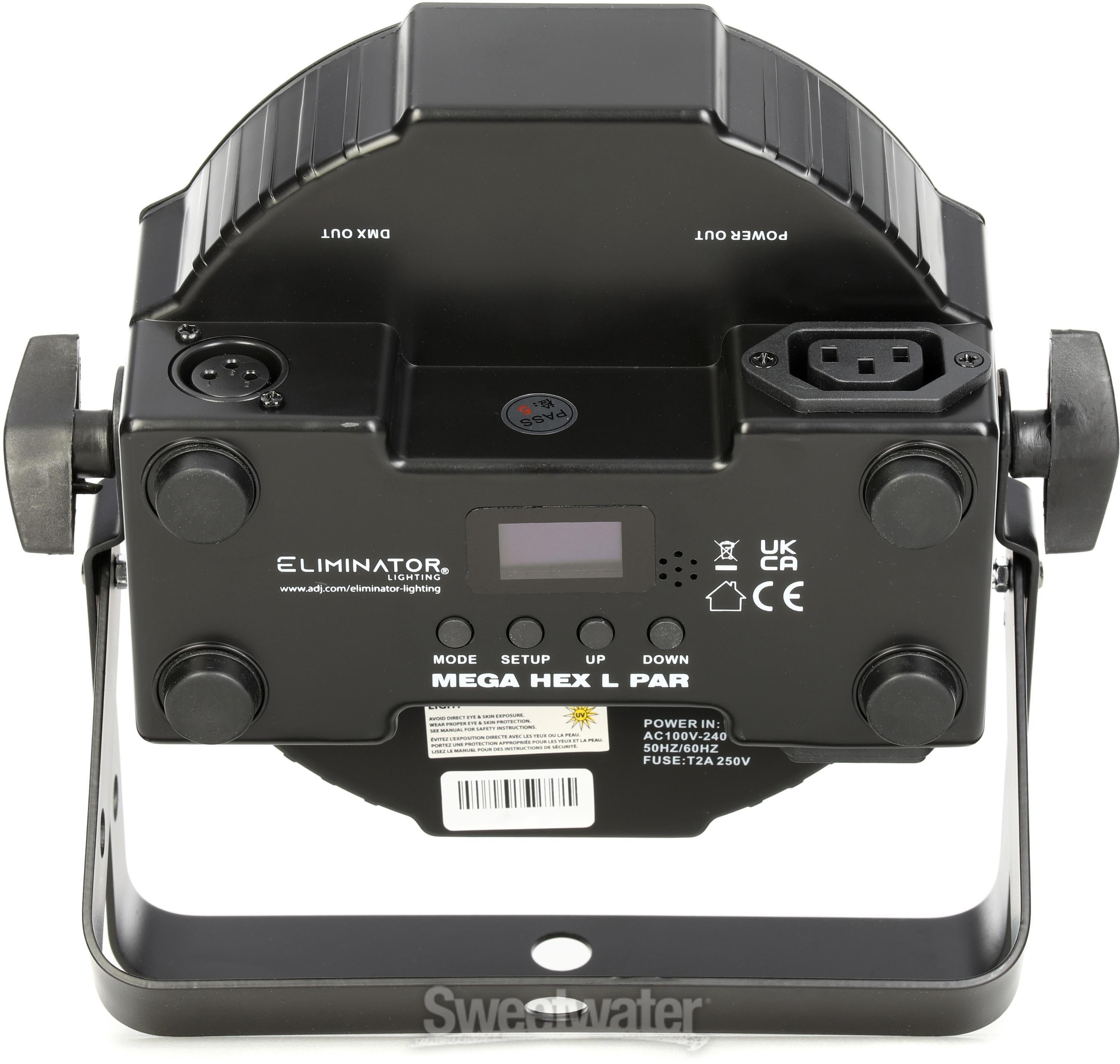 DJ機材 ELIMINATOR Mega Flat Hex L PAK4 Eliminator Lighting Mega Flat Hex L PAK4 (MEG400)