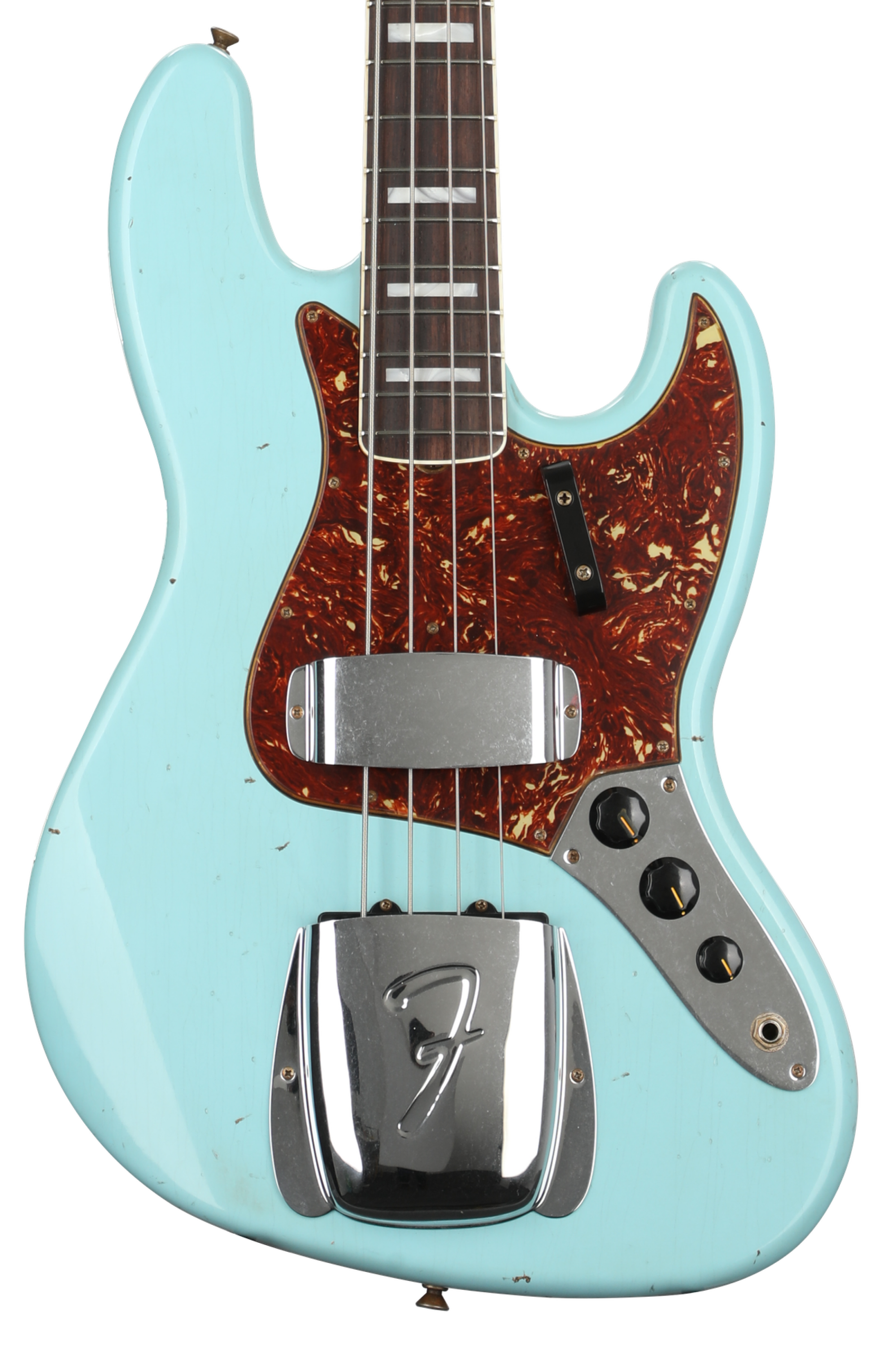 Fender Custom Shop 1966 Jazz Bass Journeyman Relic - Aged Daphne