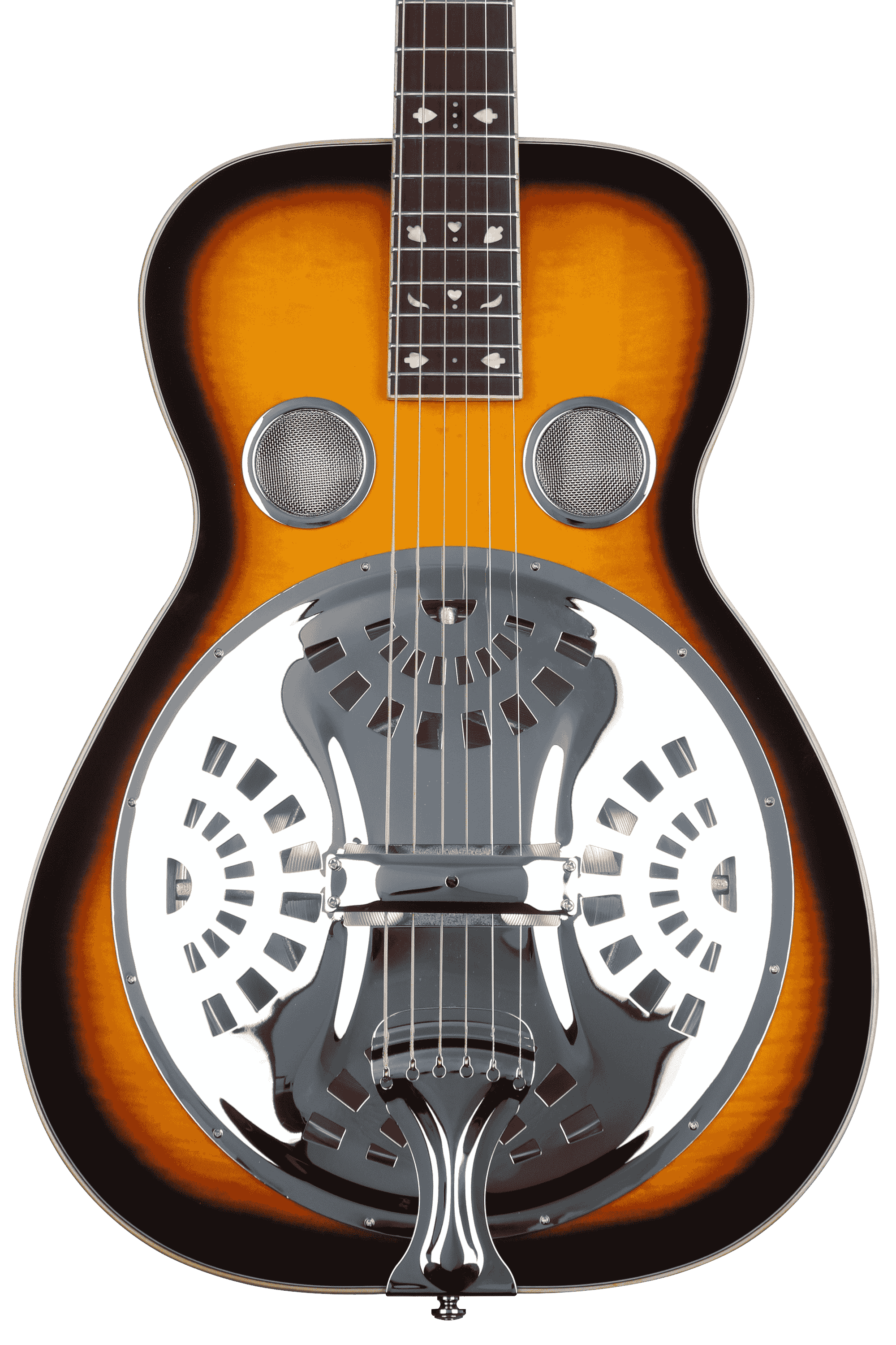 Gold Tone Mastertone PBR-D Paul Beard Signature Series Roundneck Resonator Guitar Deluxe - Tobacco Sunburst